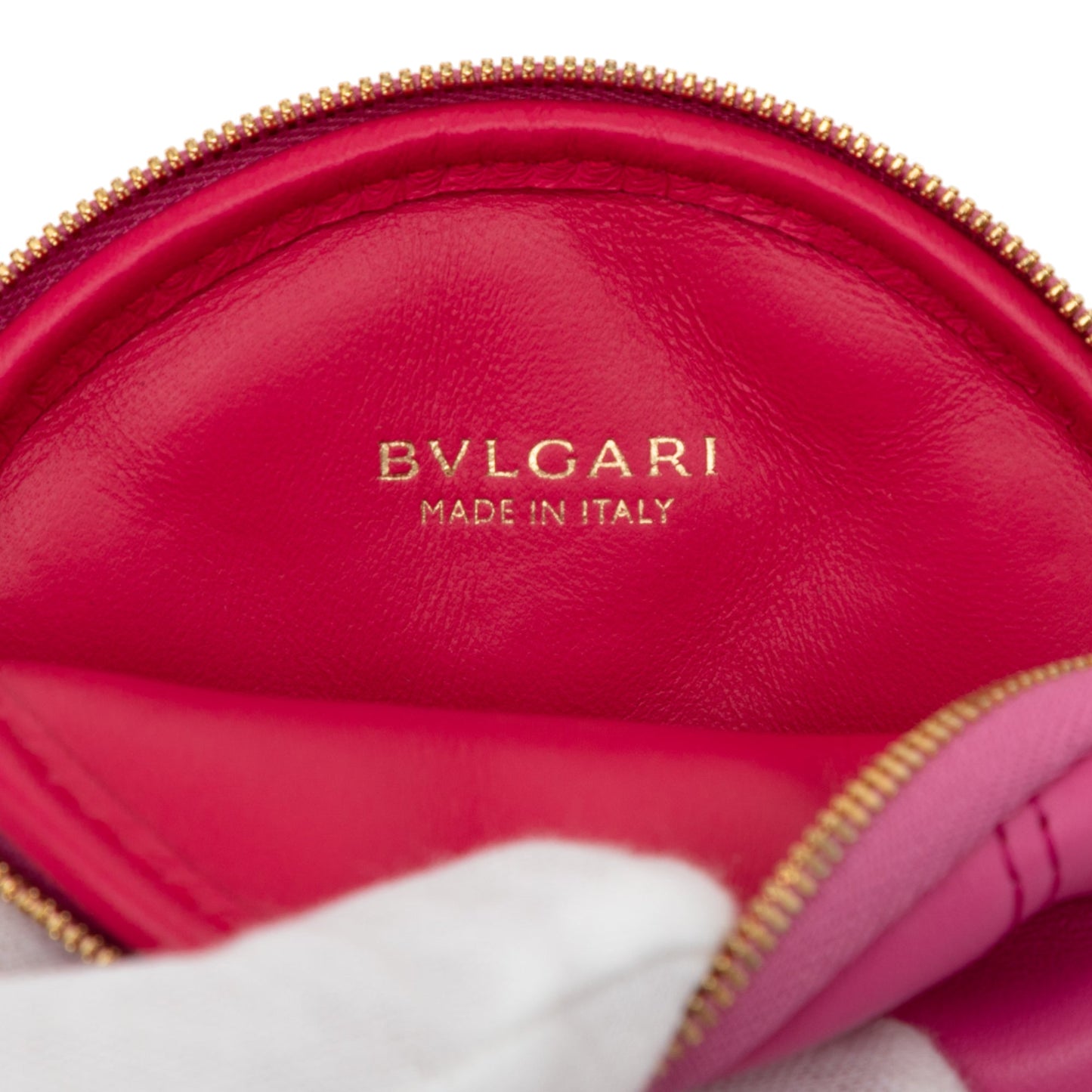 Bvlgari Leather Serpenti Cabochon Round Crossbody