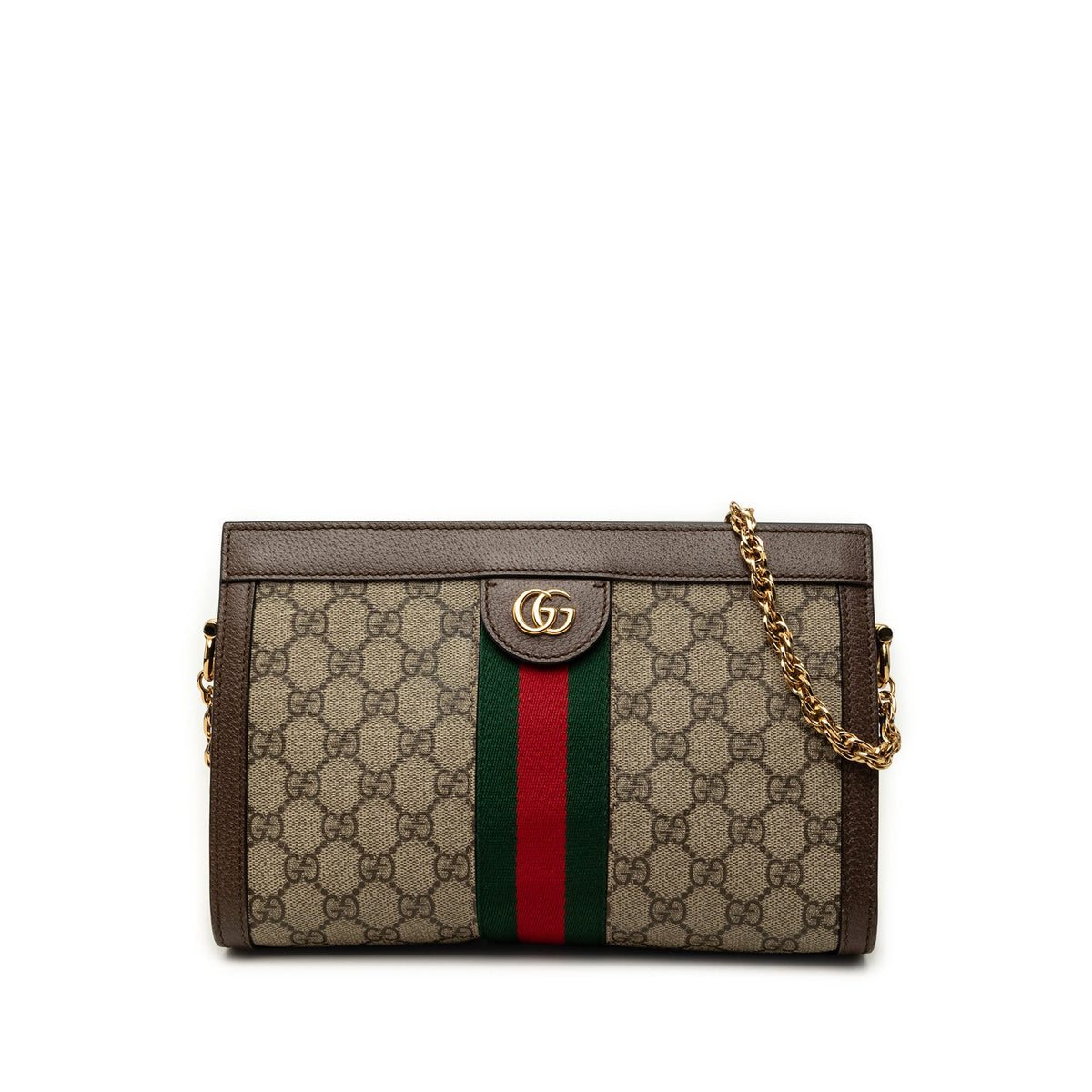 Gucci Small GG Supreme Web Ophidia Chain Crossbody