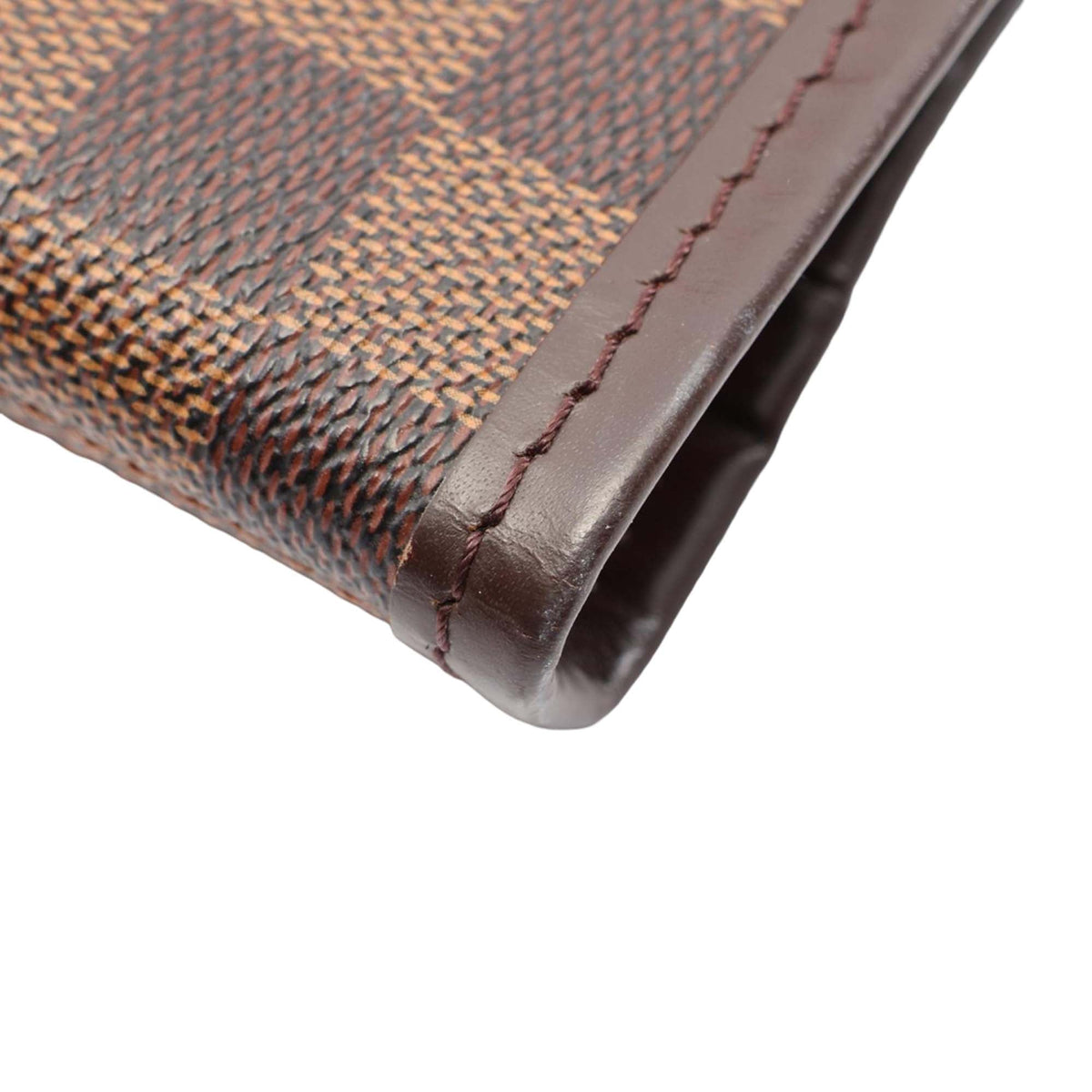 Louis Vuitton Damier Ebene Braided Neverfull MM — Brown