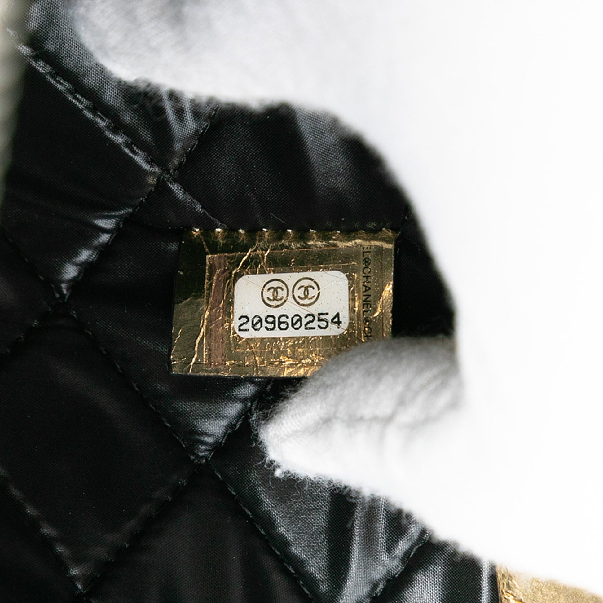 Chanel Metallic Crinkled Calfskin Feministe Mais Feminine Pouch