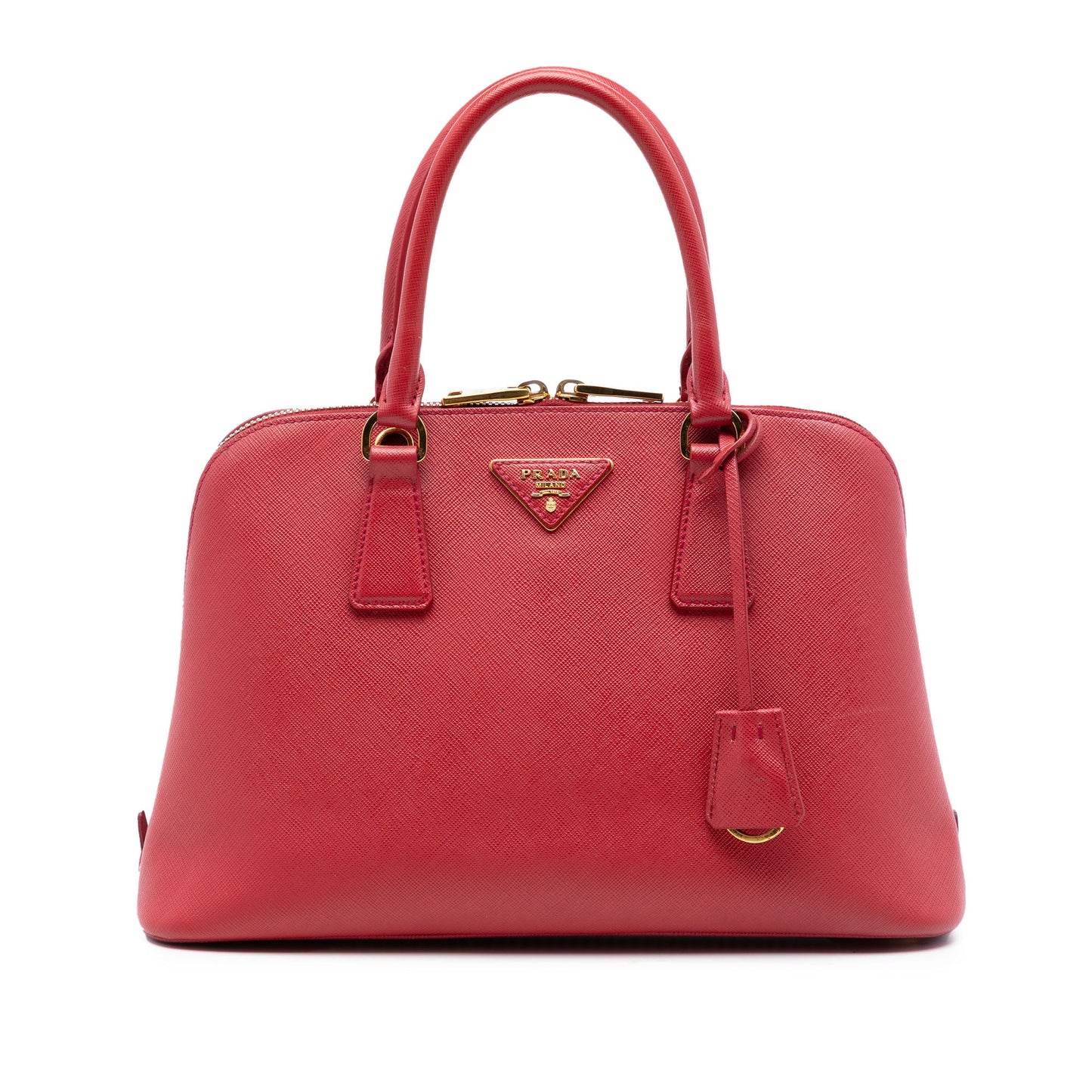 Prada Medium Saffiano Lux Promenade Satchel