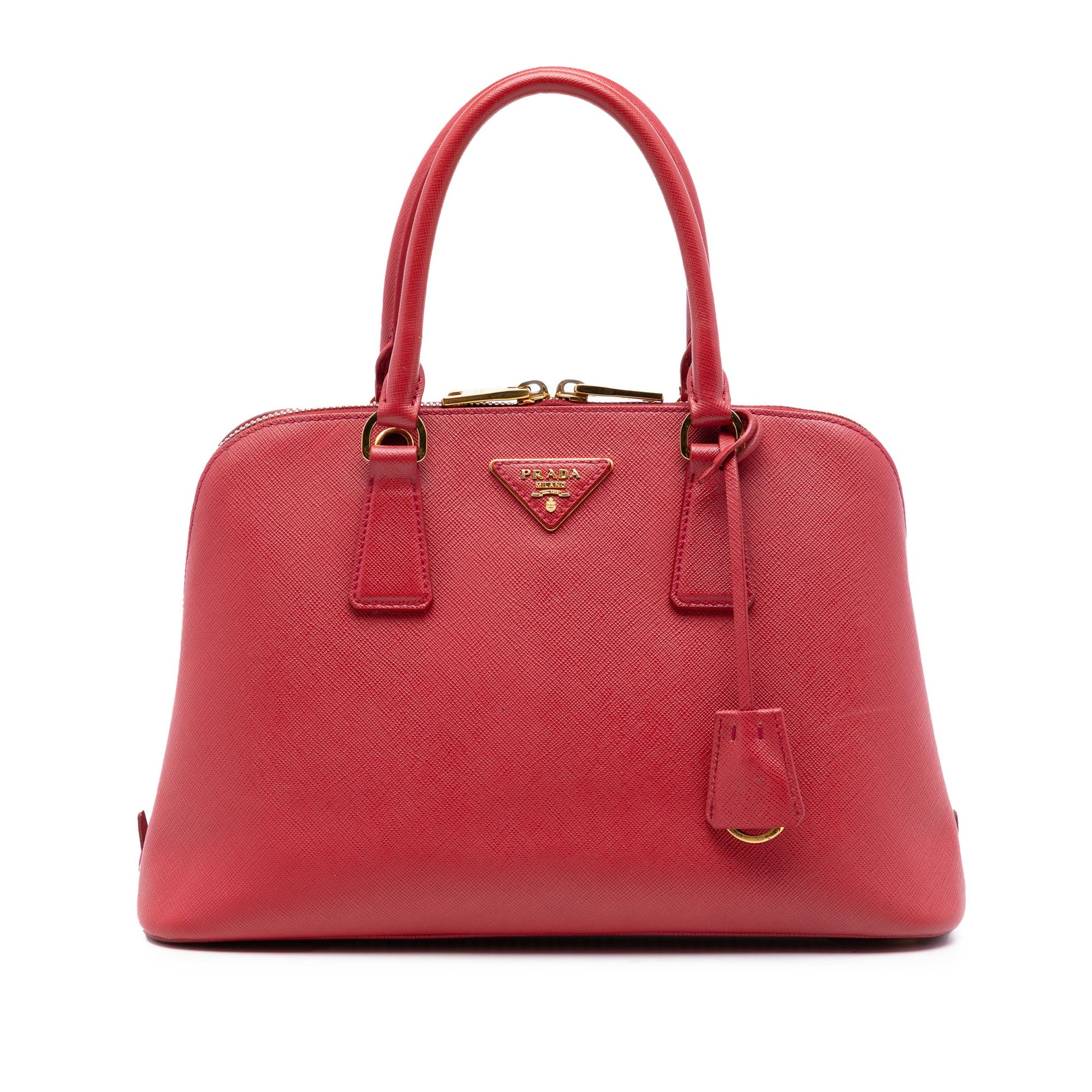 Prada Medium Saffiano Lux Promenade Satchel