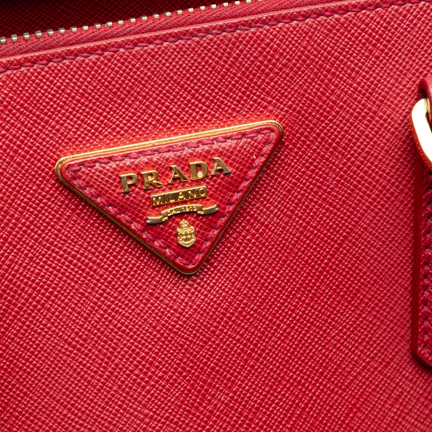 Prada Medium Saffiano Lux Promenade Satchel
