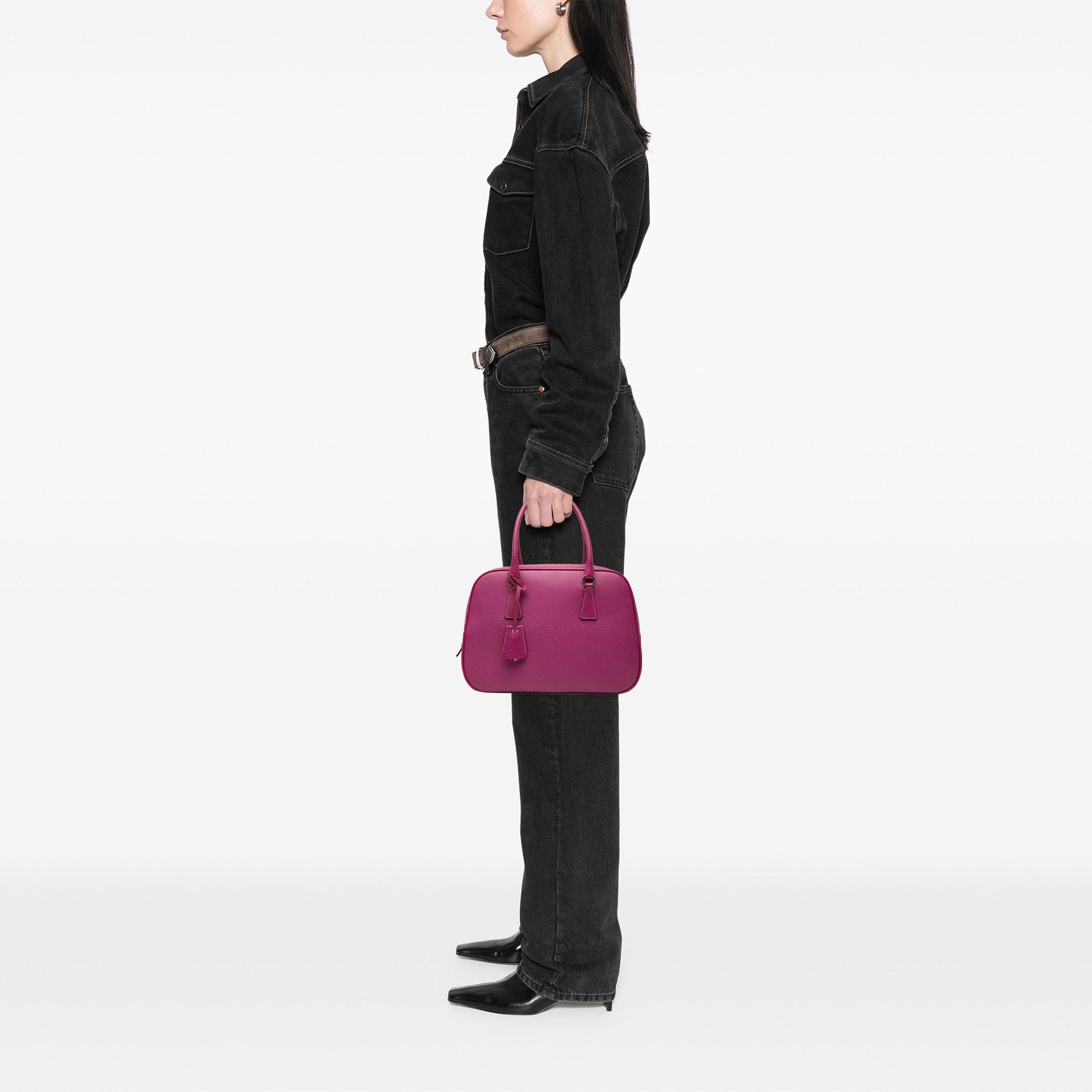 Prada Cinghiale Bauletto Handbag