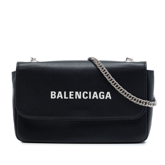 Balenciaga Leather Everyday Wallet on Chain