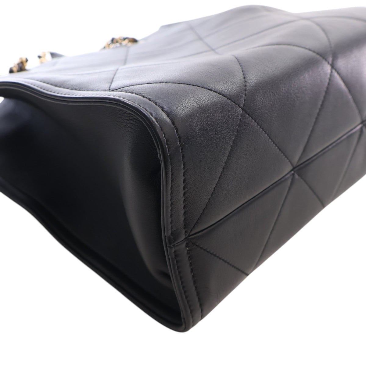 Chanel CC Quilted Lambskin Shopping Tote