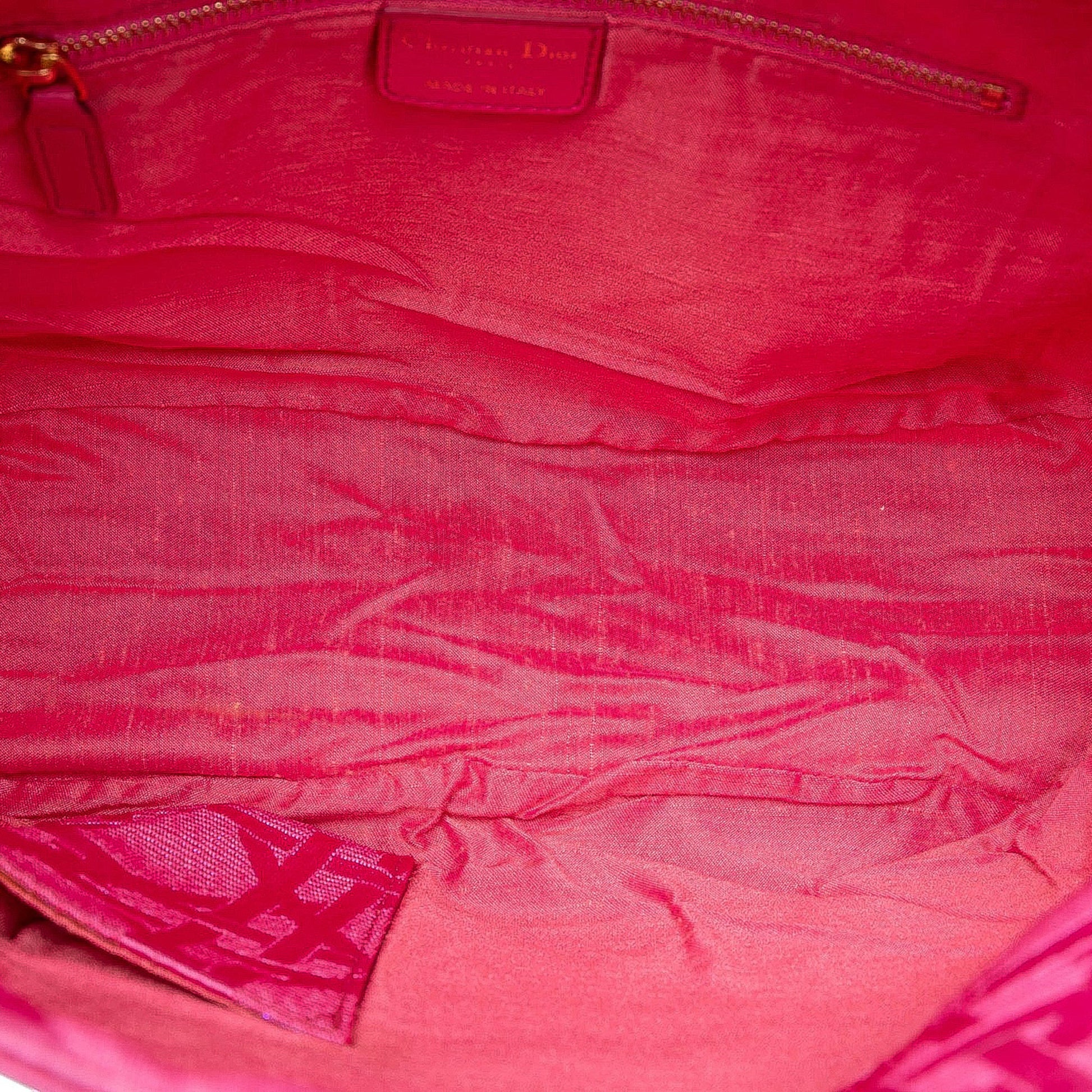 Dior Canvas Cannage Hobo Bag
