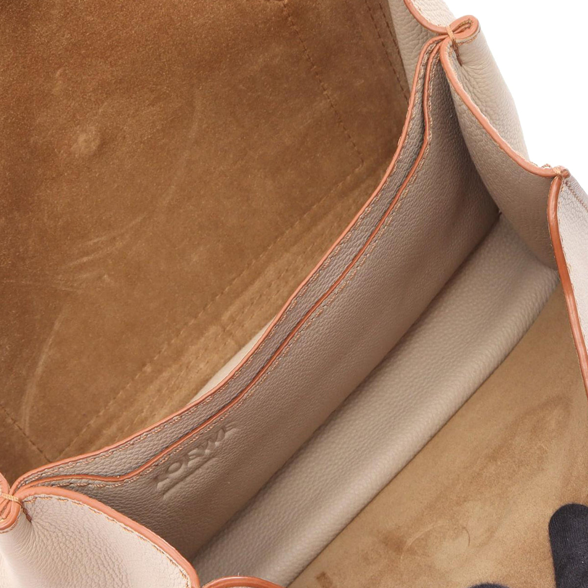 LOEWE Grained Calfskin Barcelona Soft Satchel