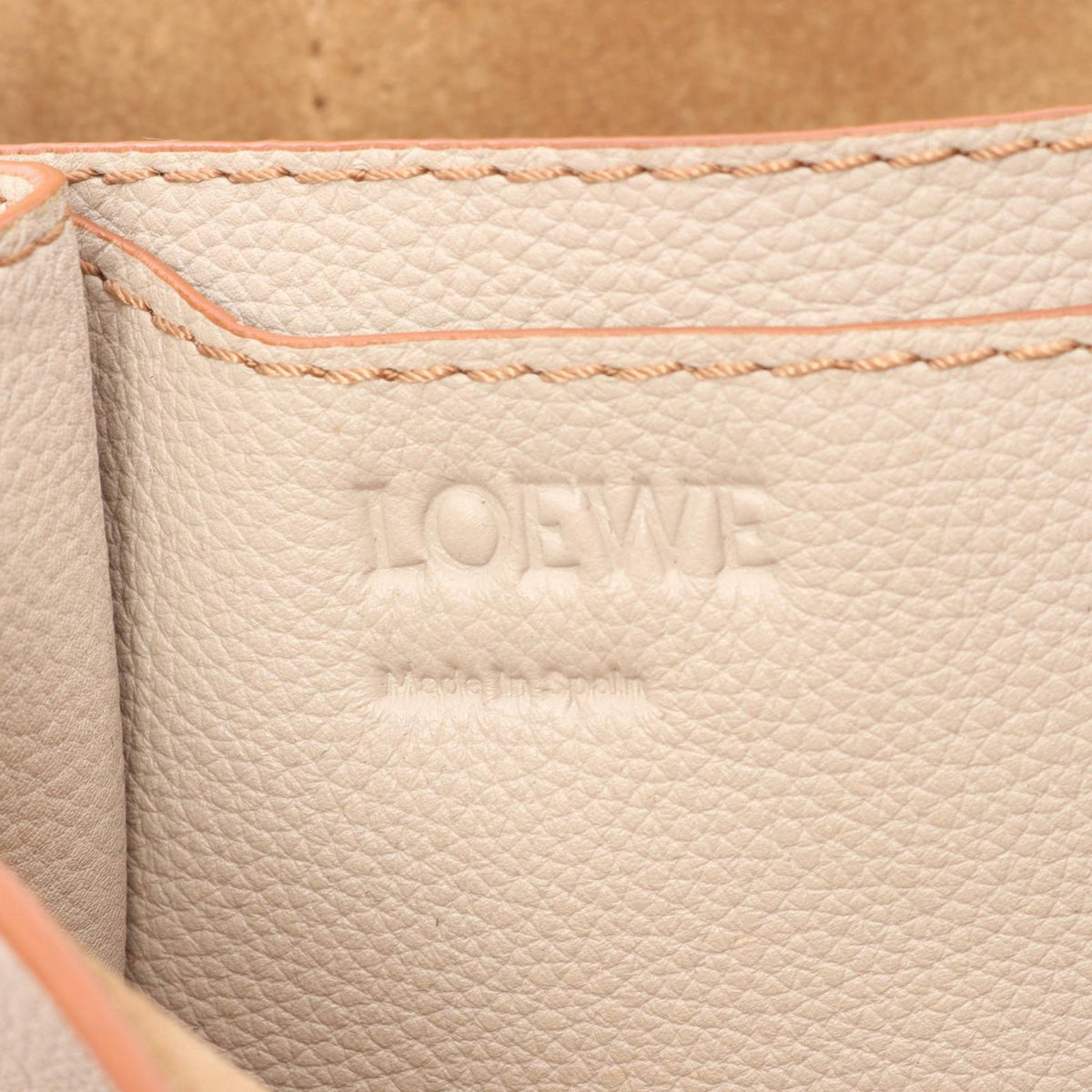 LOEWE Grained Calfskin Barcelona Soft Satchel