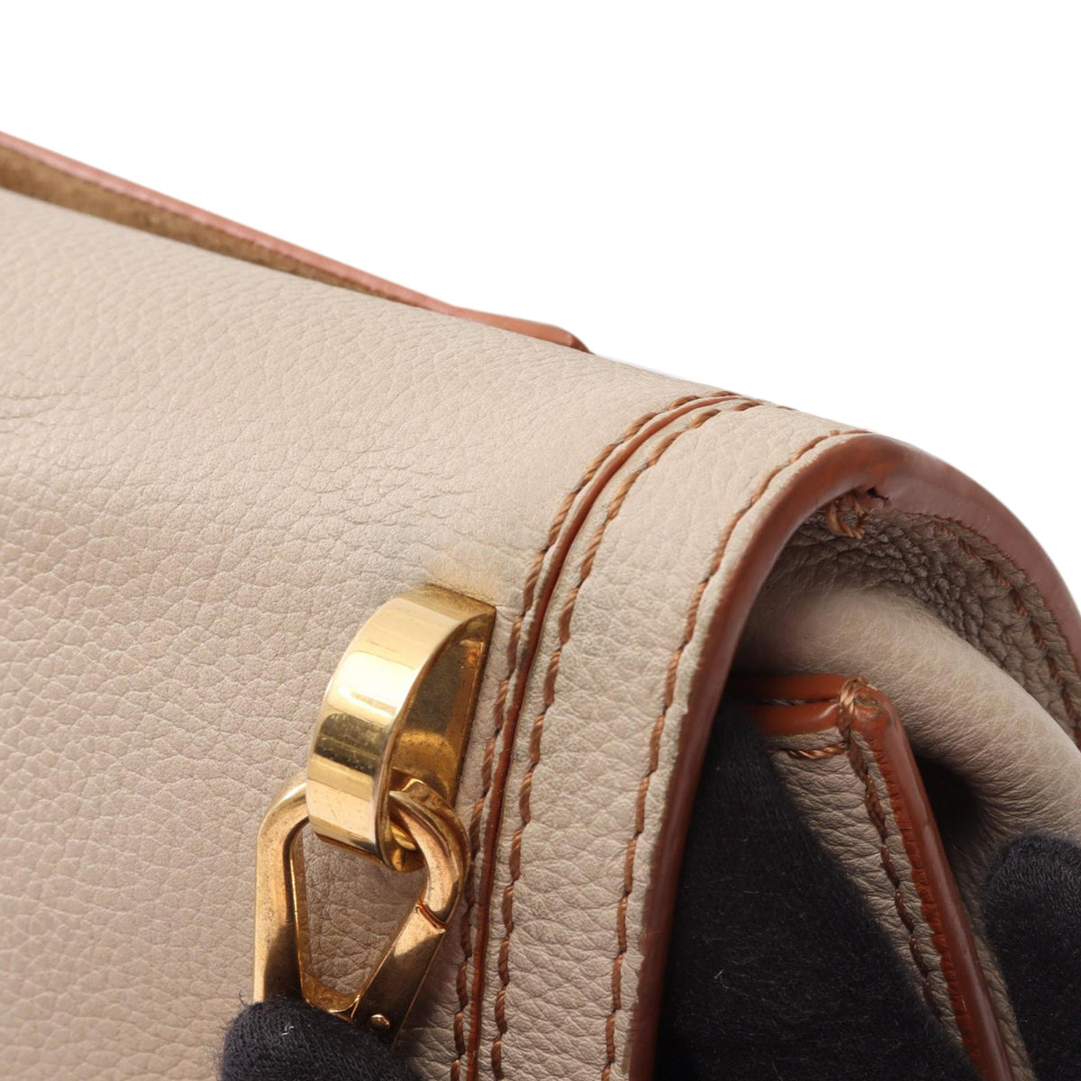 LOEWE Grained Calfskin Barcelona Soft Satchel