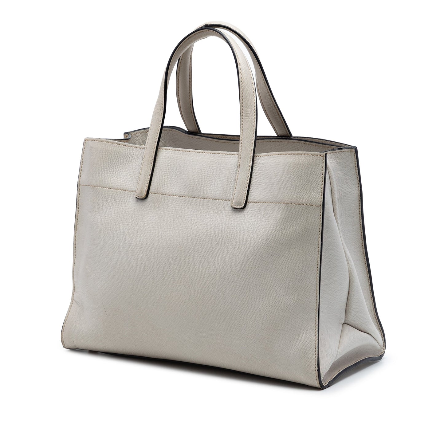 Prada Saffiano Soft Triple Pocket Tote