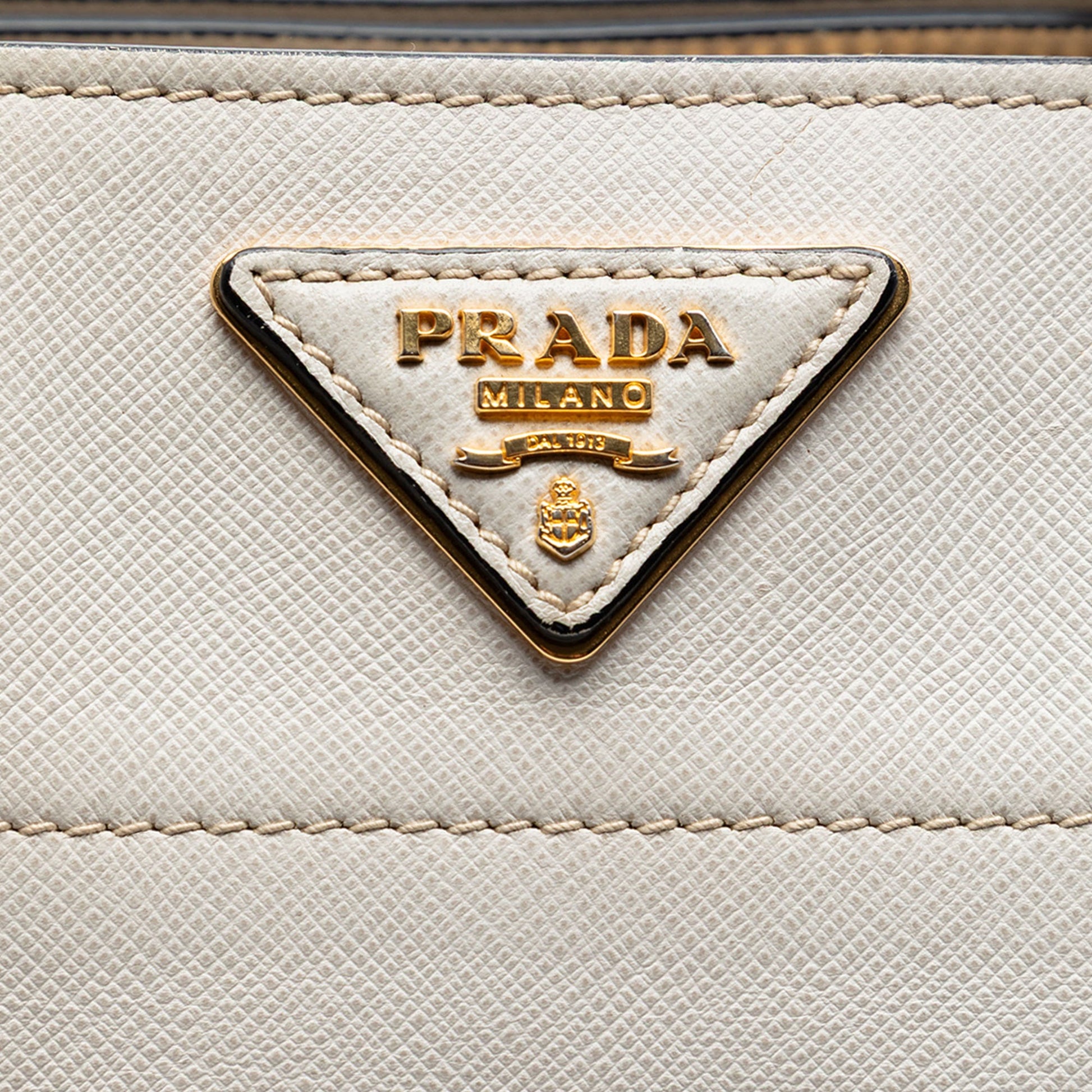 Prada Saffiano Soft Triple Pocket Tote