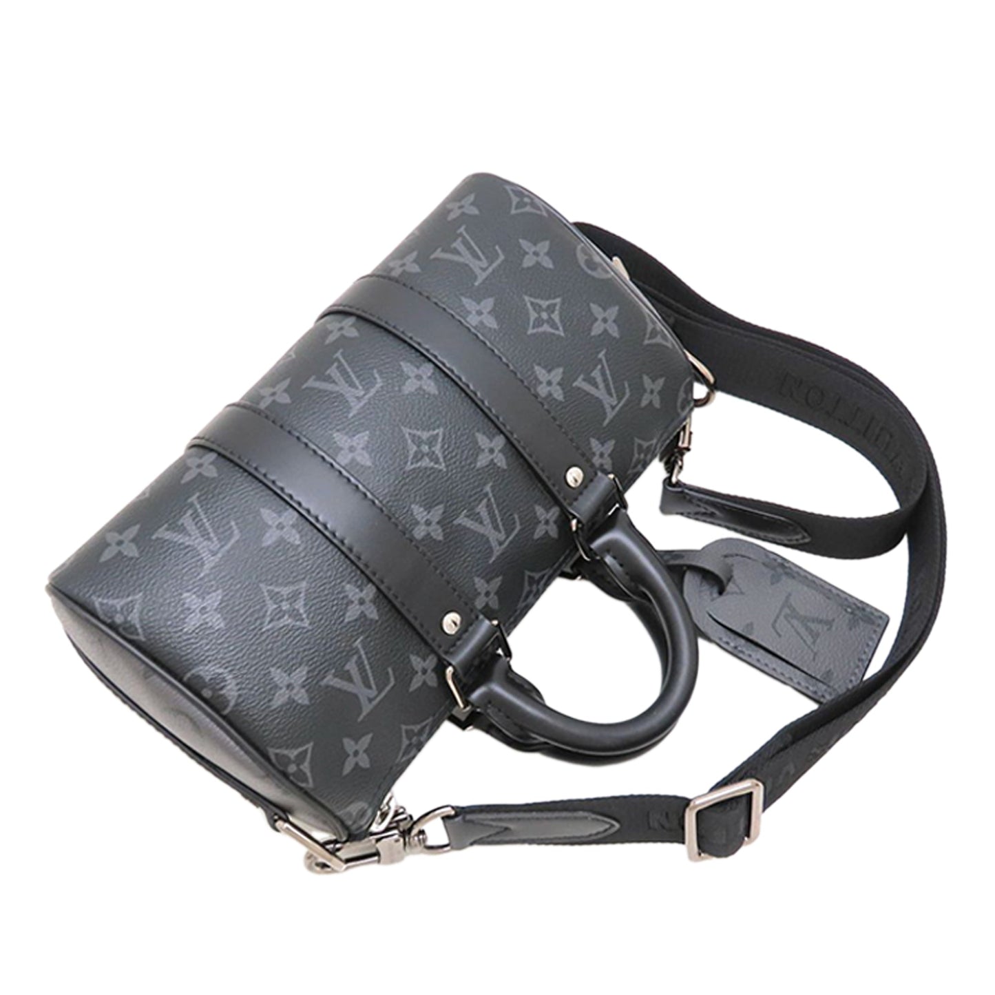 Louis Vuitton Monogram Eclipse Reverse Keepall Bandouliere 25