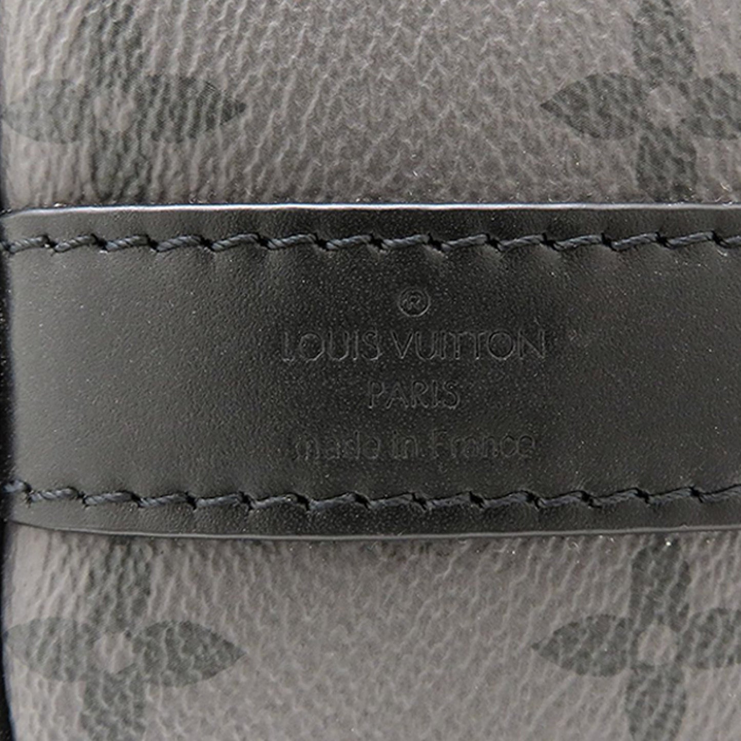 Louis Vuitton Monogram Eclipse Reverse Keepall Bandouliere 25