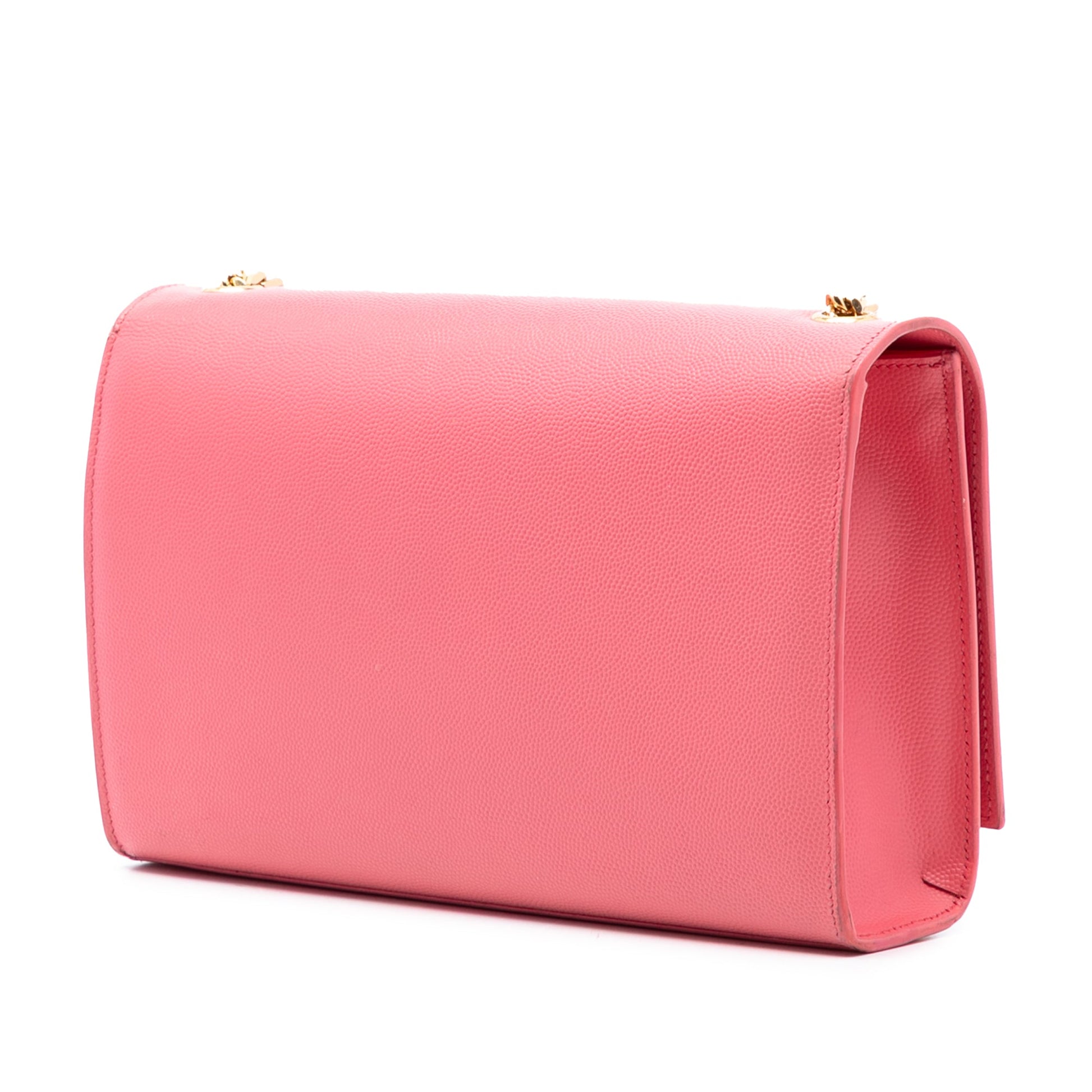 Saint Laurent Medium Grain De Poudre Monogram Kate Crossbody