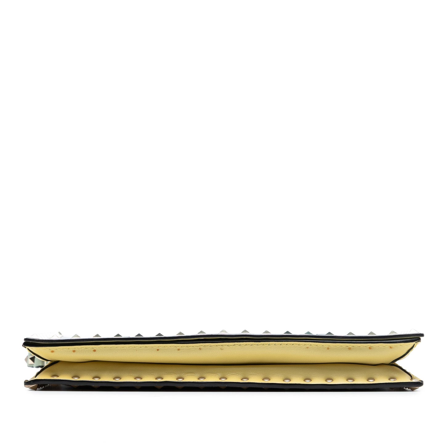 Valentino Tricolor Rockstud Wristlet Clutch