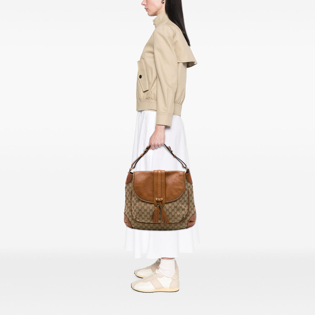 Gucci GG Canvas Marrakech Shoulder Bag