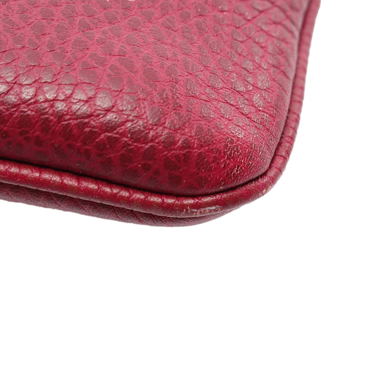 LOEWE Calf Leather Crossbody — Red