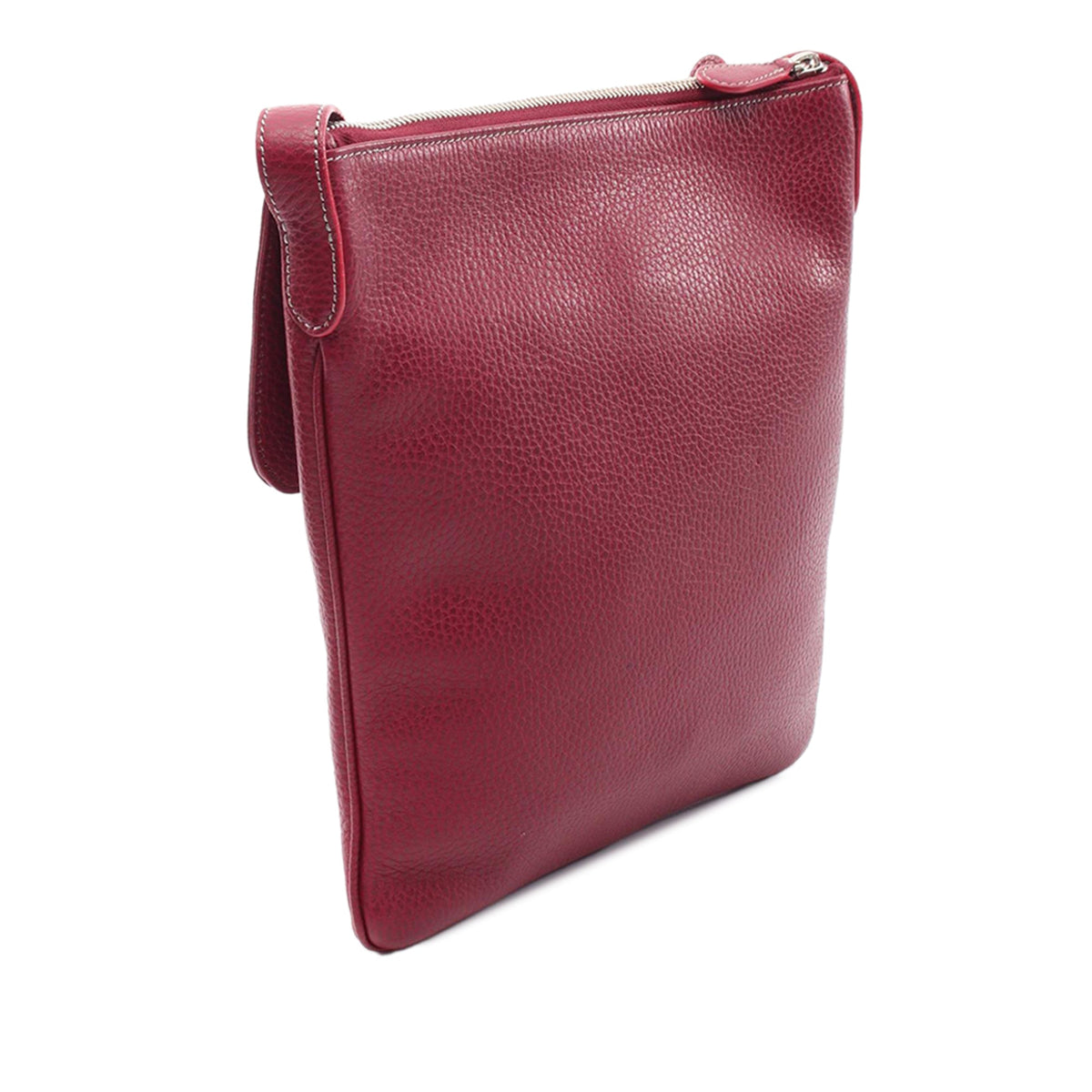 LOEWE Calf Leather Crossbody — Red