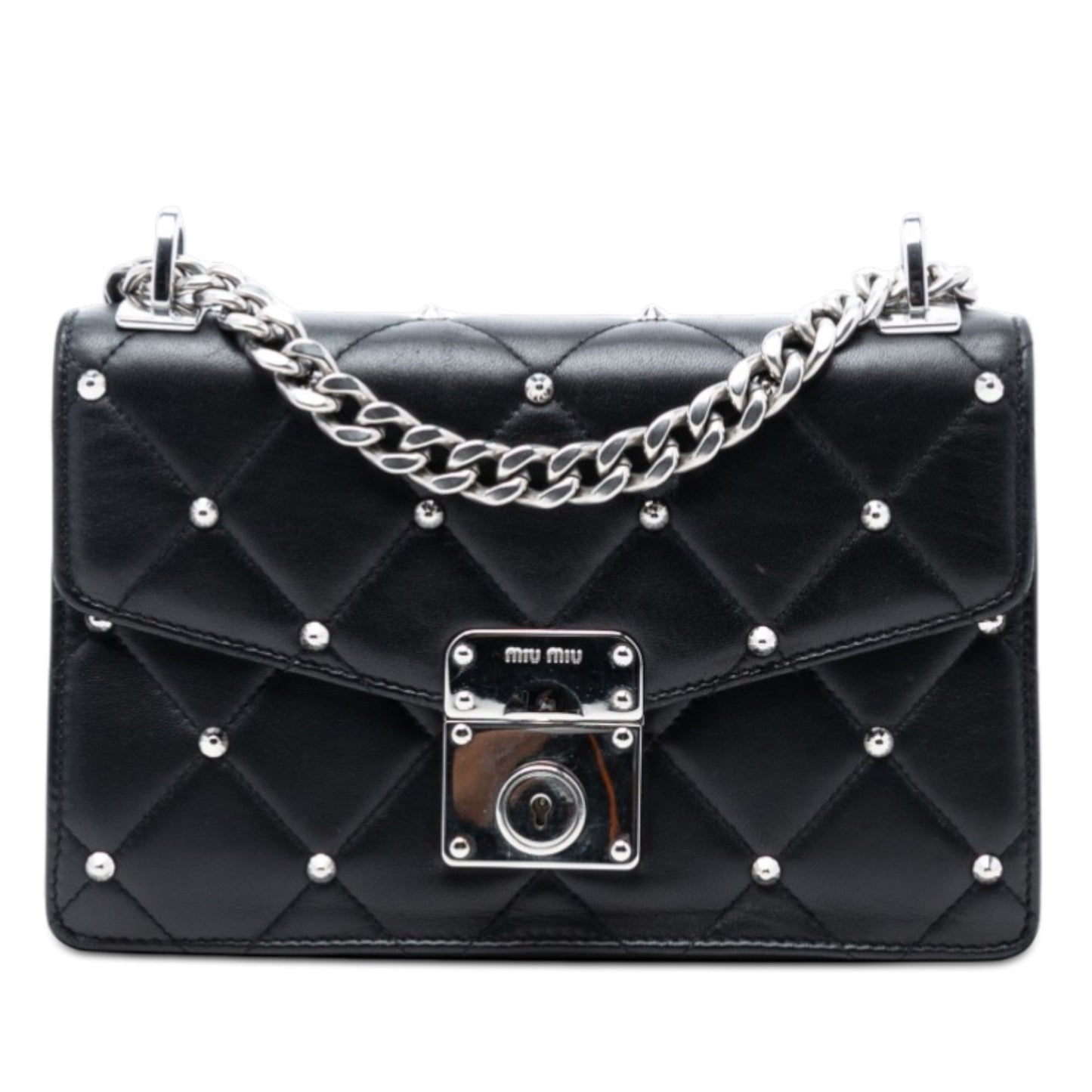 Studded Matelasse Nappa Flap Crossbody