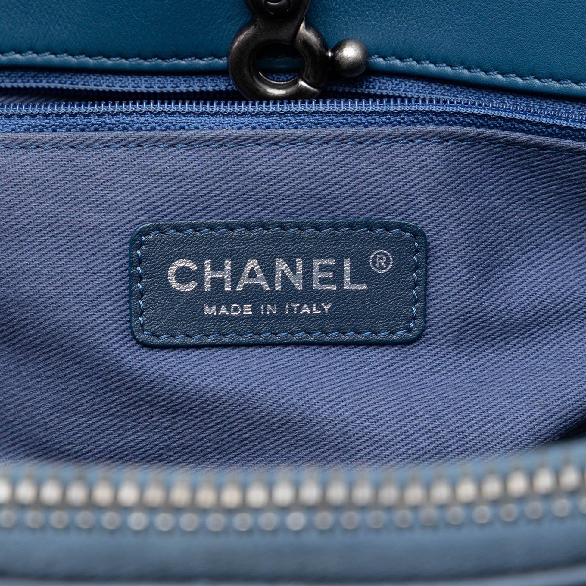 Chanel CC Quilted Aged Calfskin Bowling Bag
