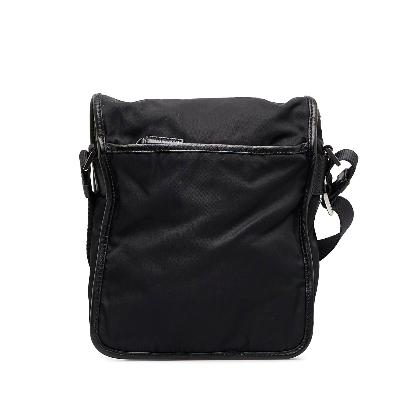 Prada Tessuto Buckle Messenger Bag