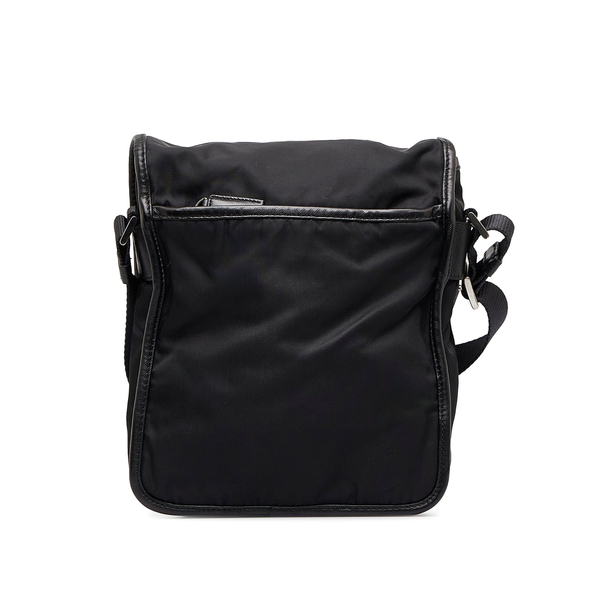 Prada Tessuto Buckle Messenger Bag