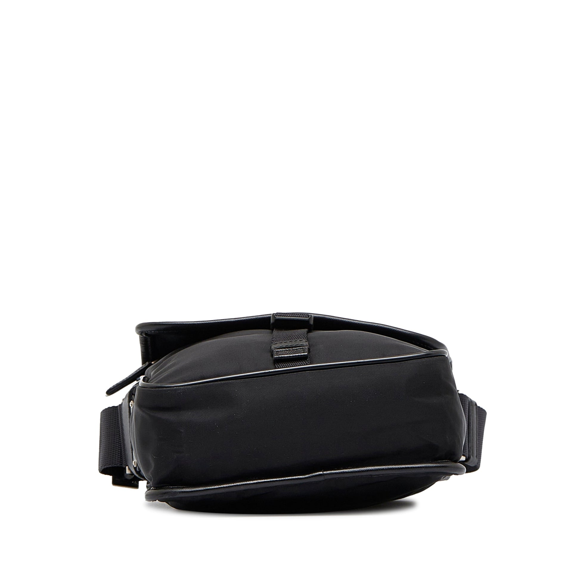 Prada Tessuto Buckle Messenger Bag