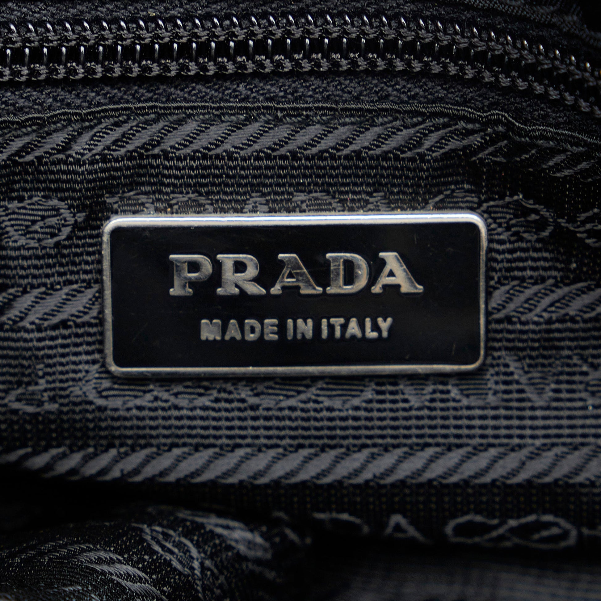 Prada Tessuto Buckle Messenger Bag