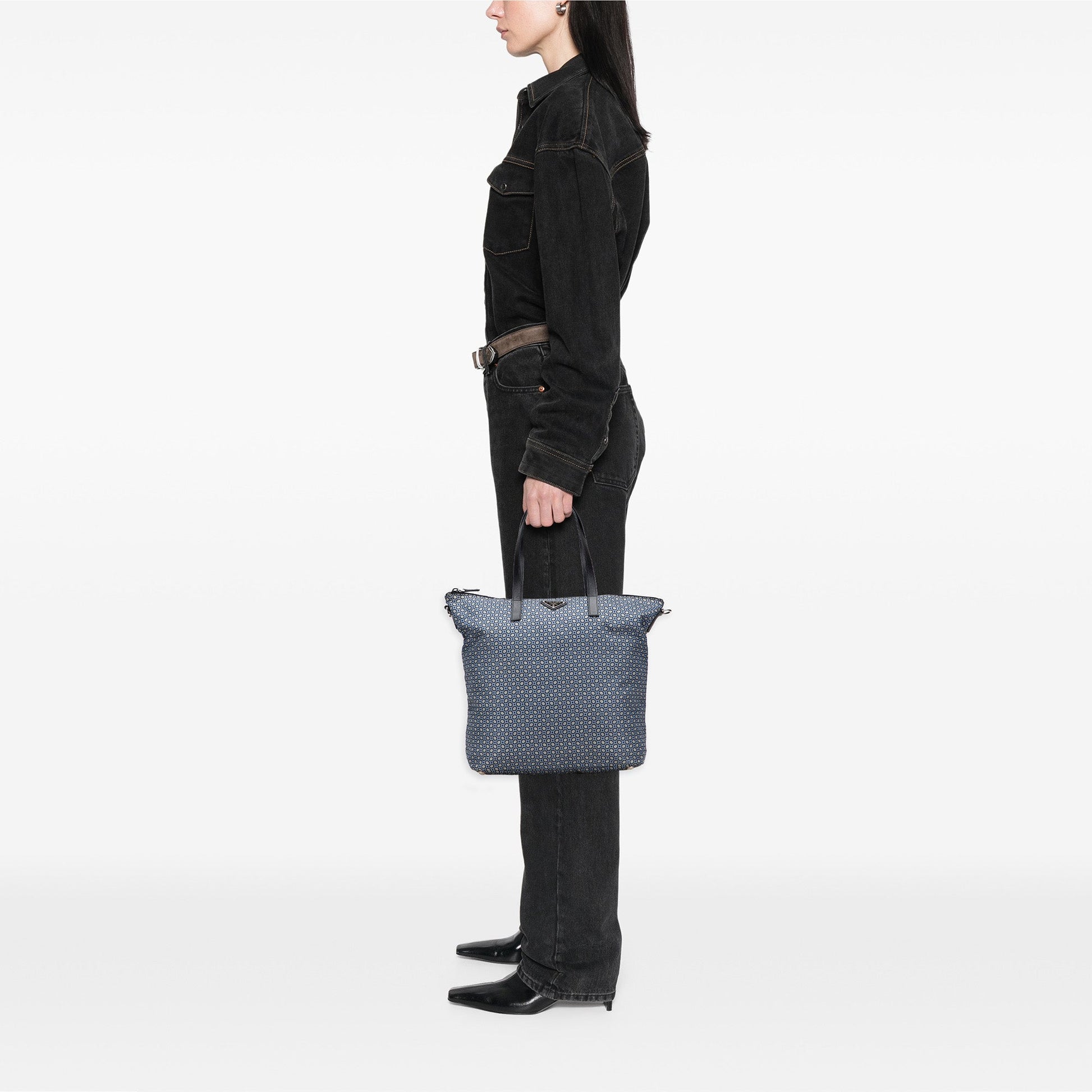 Prada Tessuto Stampato Satchel