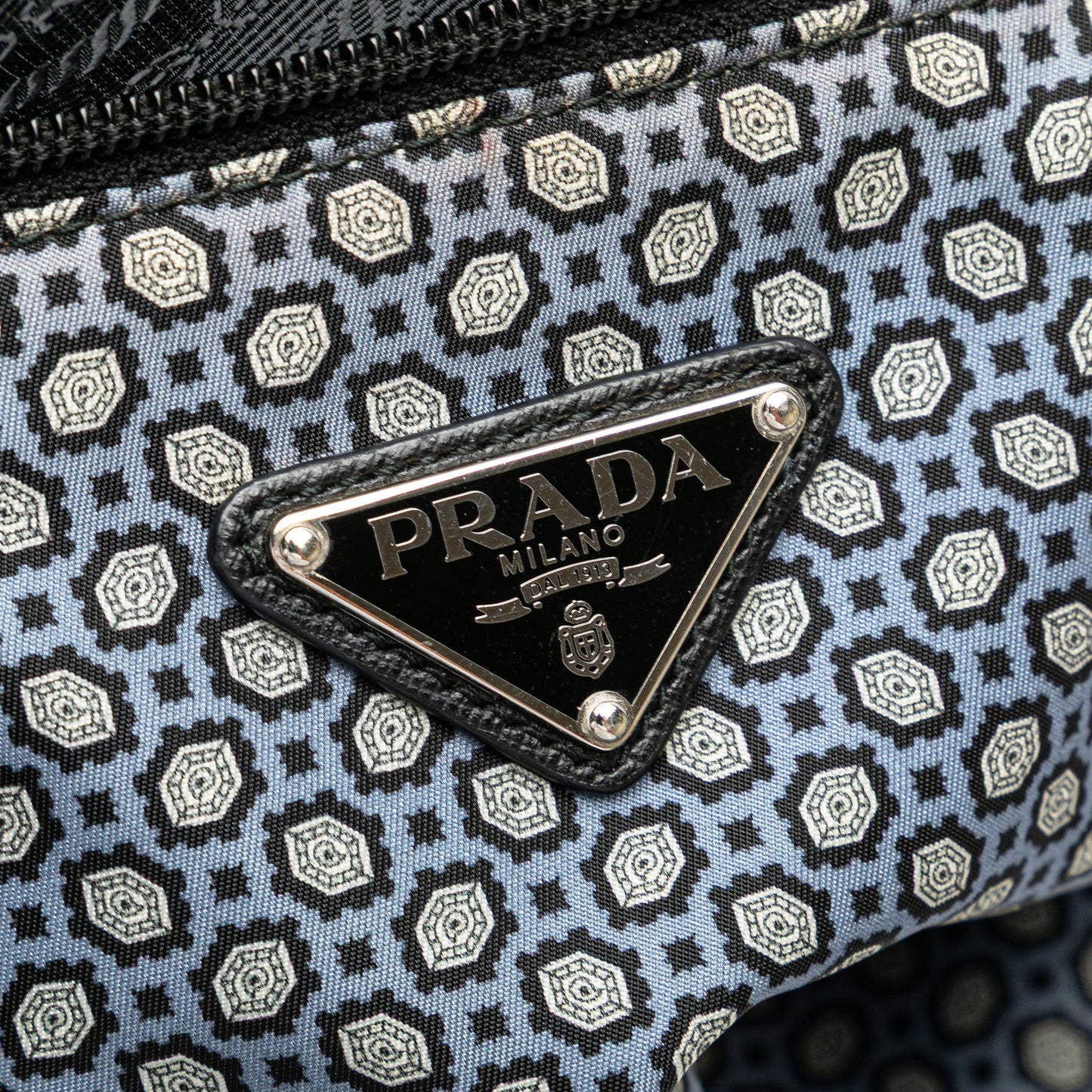 Prada Tessuto Stampato Satchel