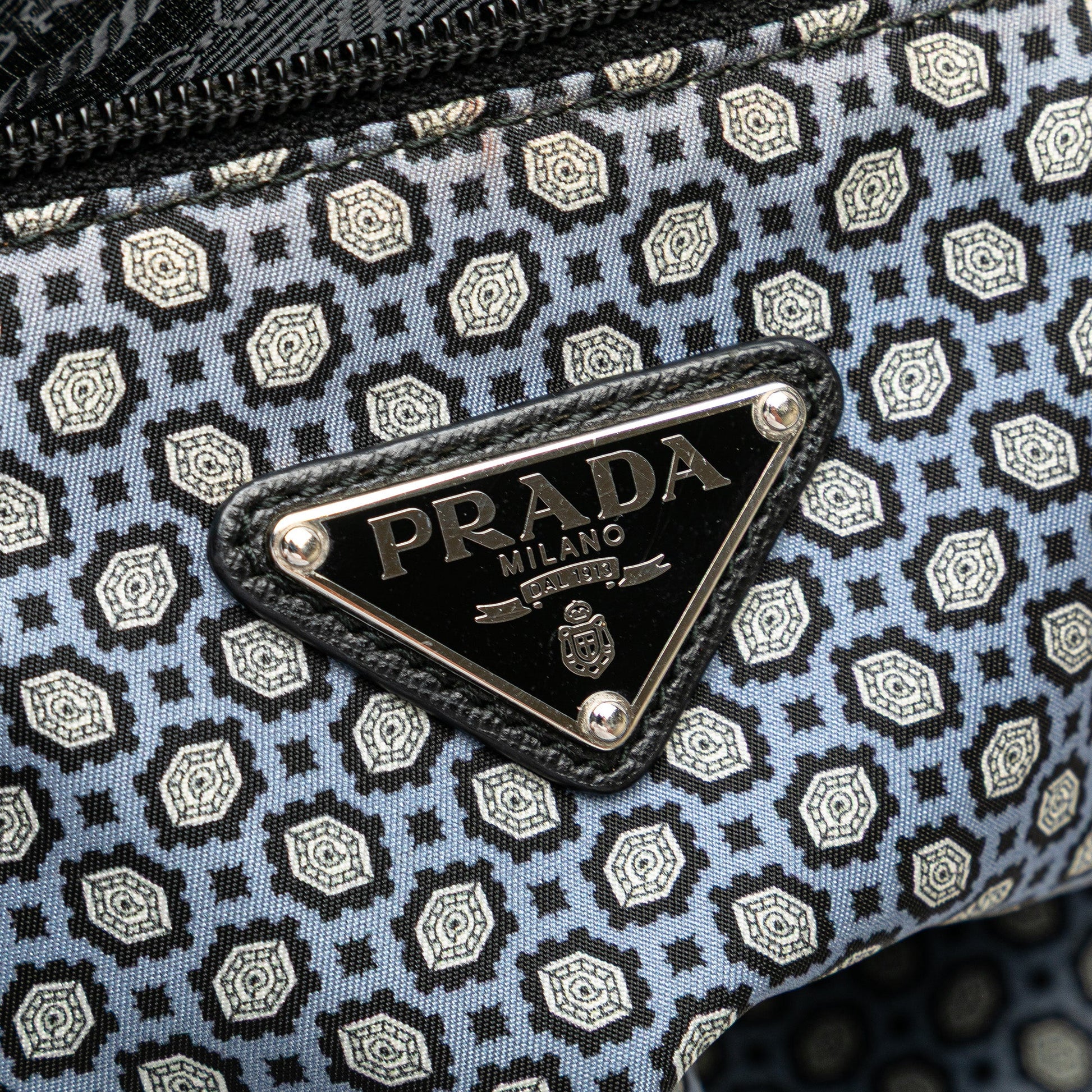 Prada Tessuto Stampato Satchel