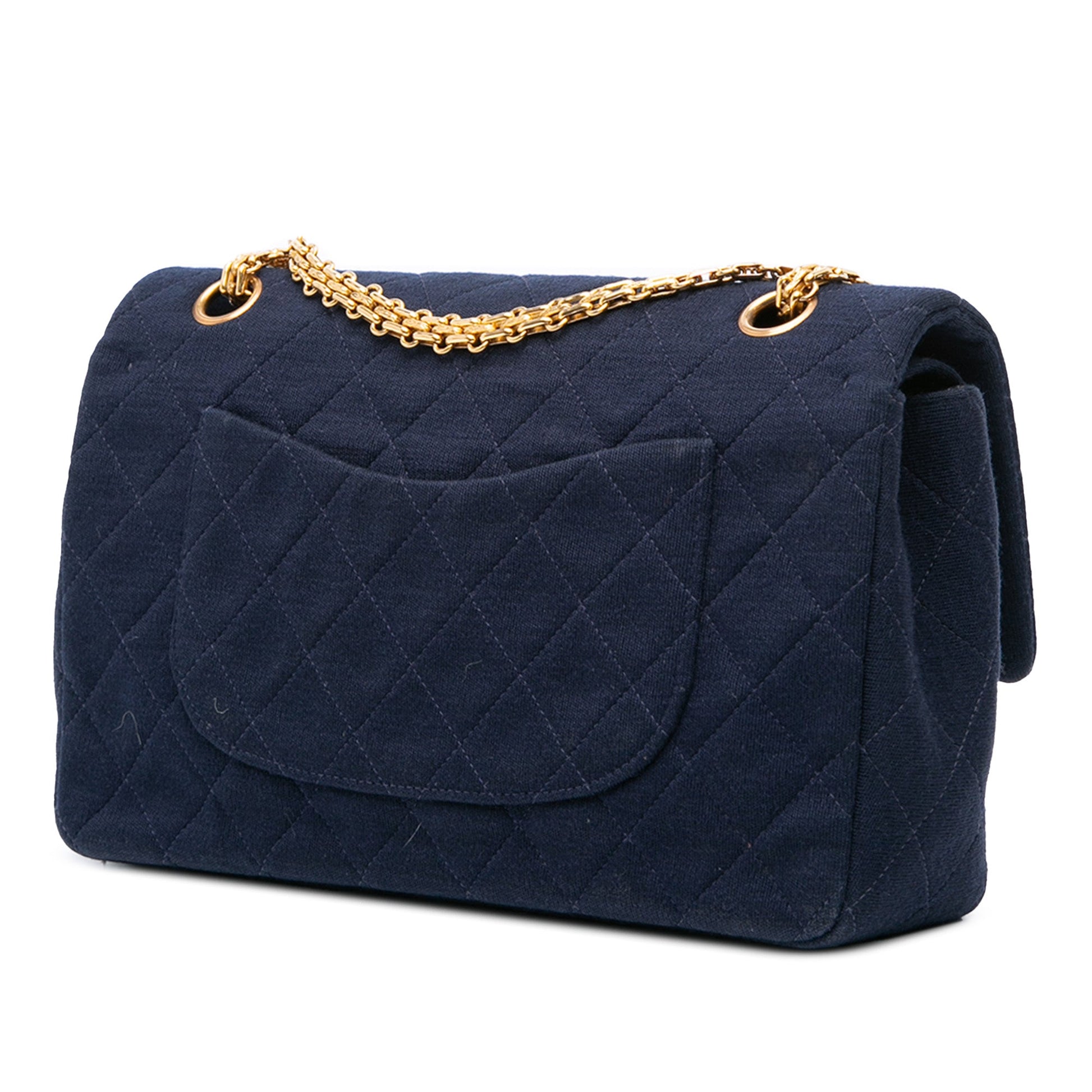 Chanel Medium Classic Jersey Double Flap