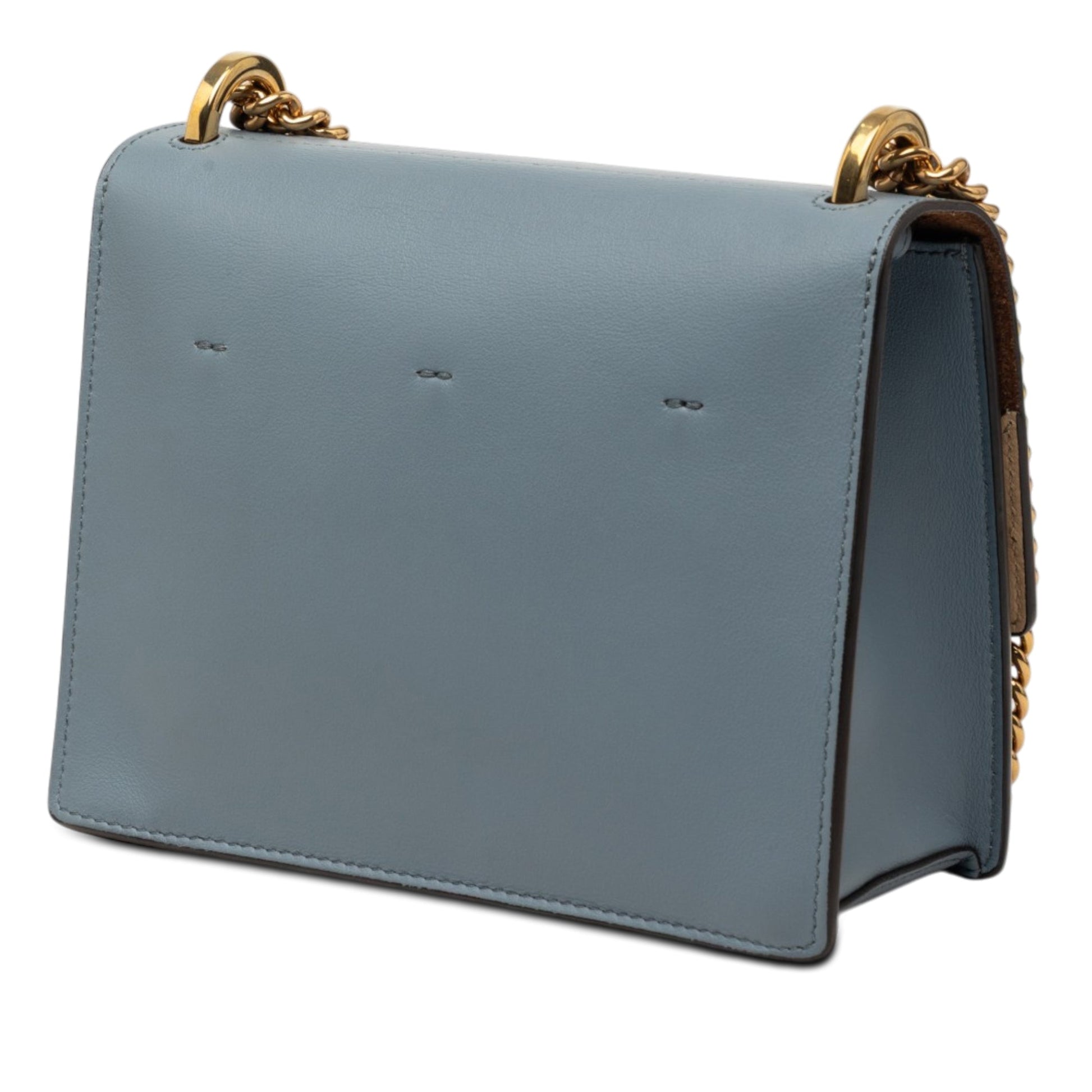 Fendi Small Leather Kan U Chain Shoulder Bag