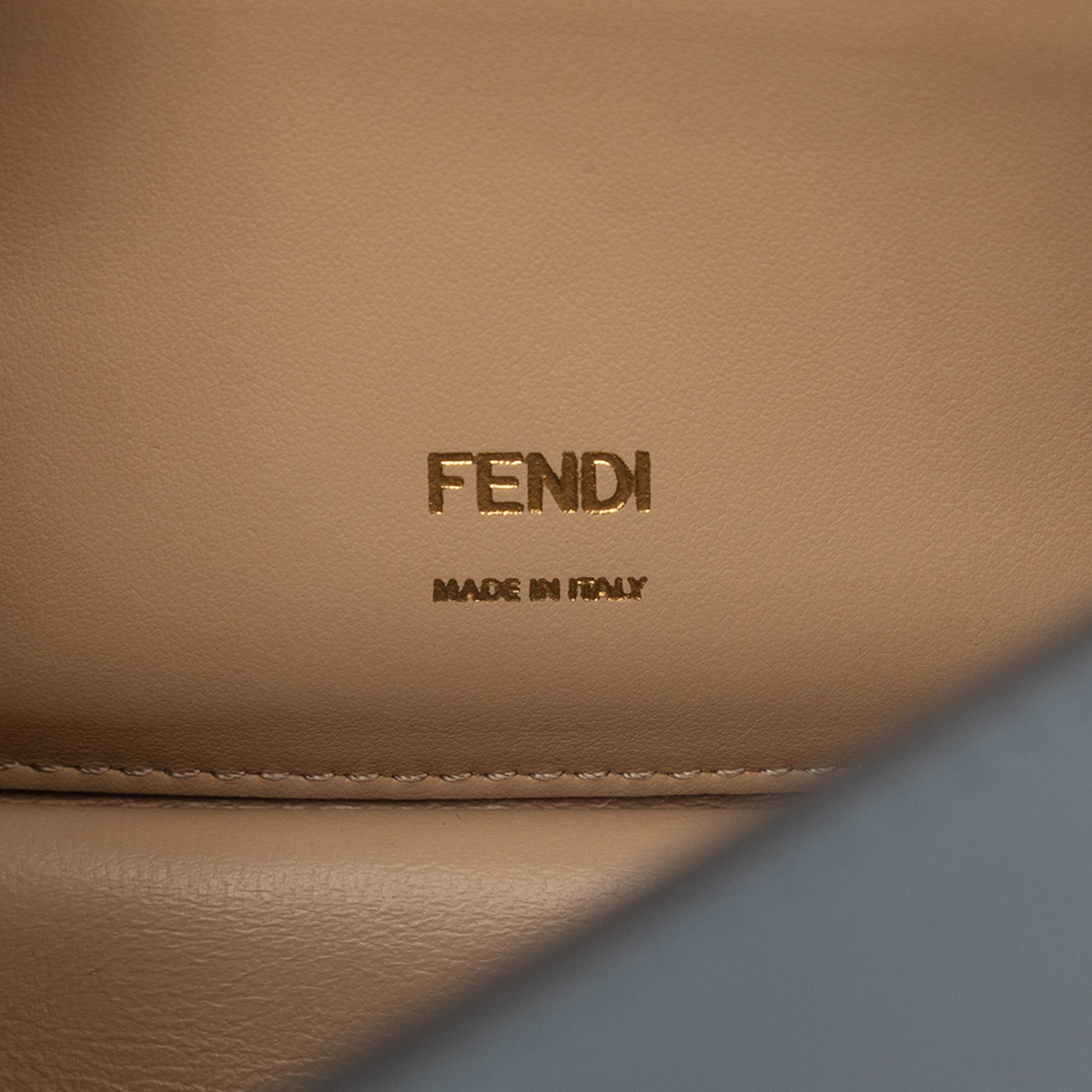 Fendi Small Leather Kan U Chain Shoulder Bag