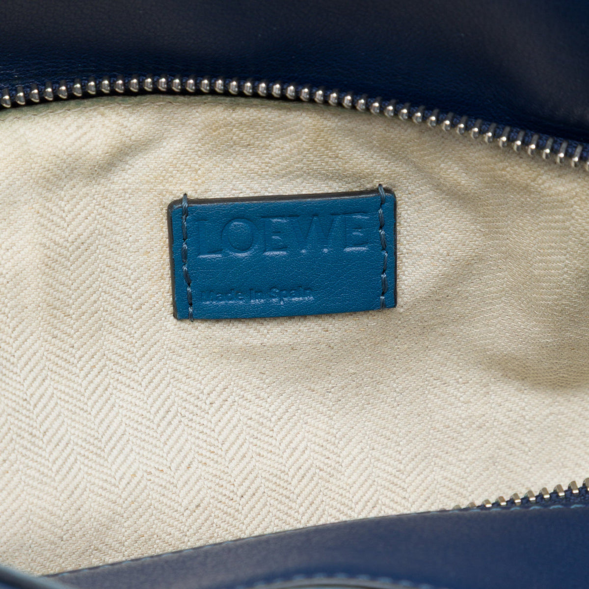 LOEWE Medium Tricolor Calfskin Puzzle Satchel