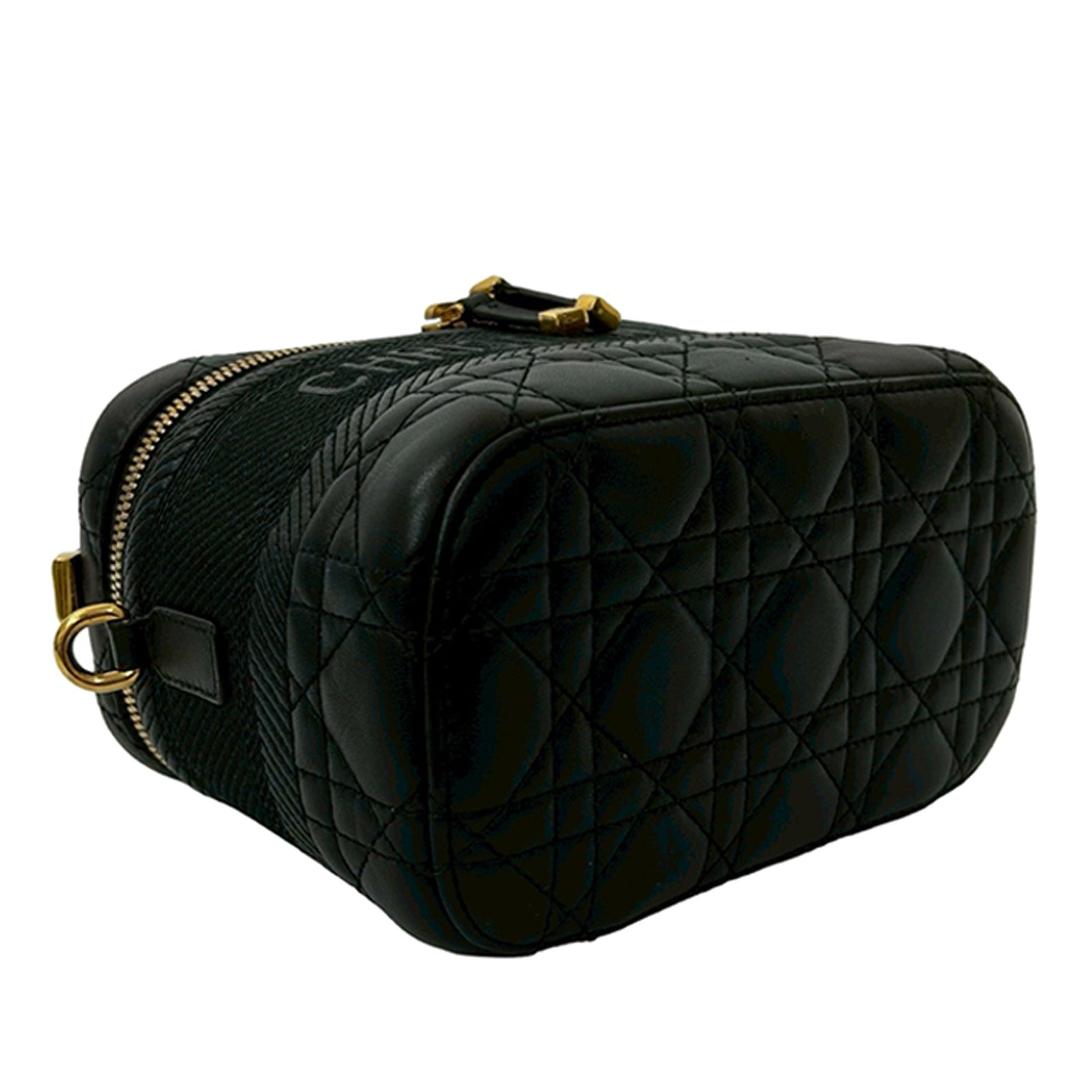 Dior Small Lambskin Cannage DiorTravel Vanity Case