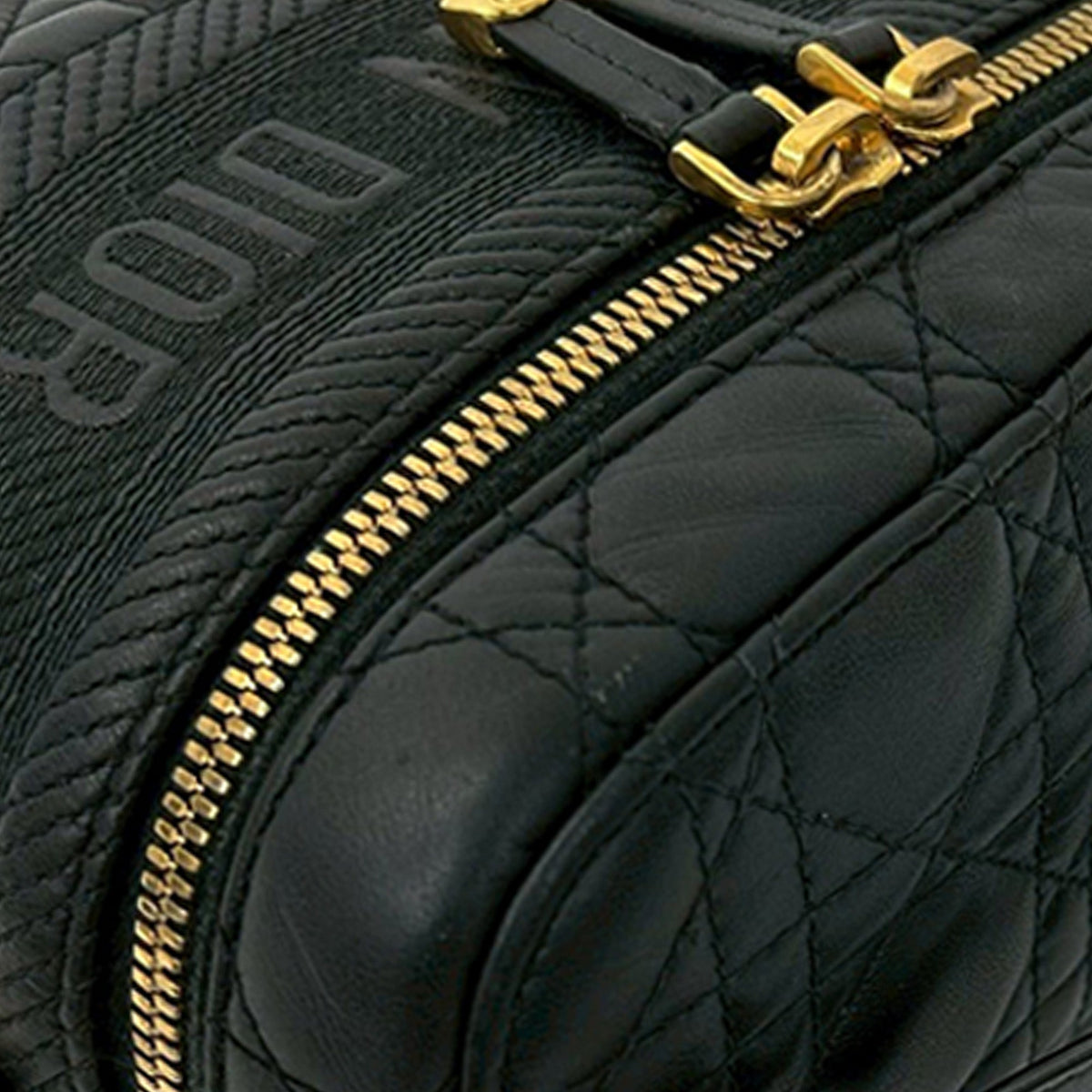 Dior Small Lambskin Cannage DiorTravel Vanity Case