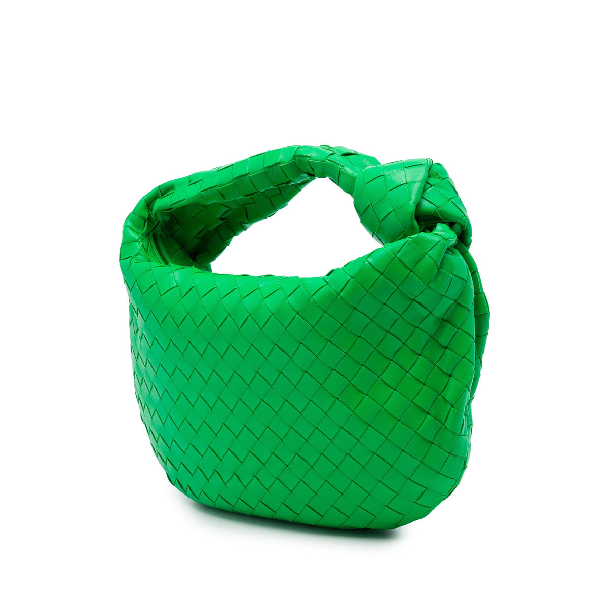 Bottega Veneta Teen Nappa Intrecciato Jodie — Green