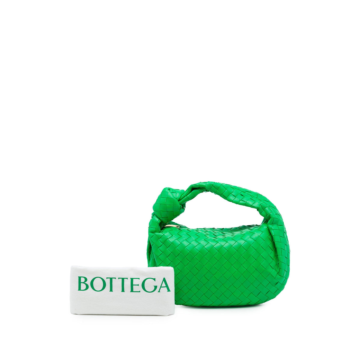 Bottega Veneta Teen Nappa Intrecciato Jodie — Green