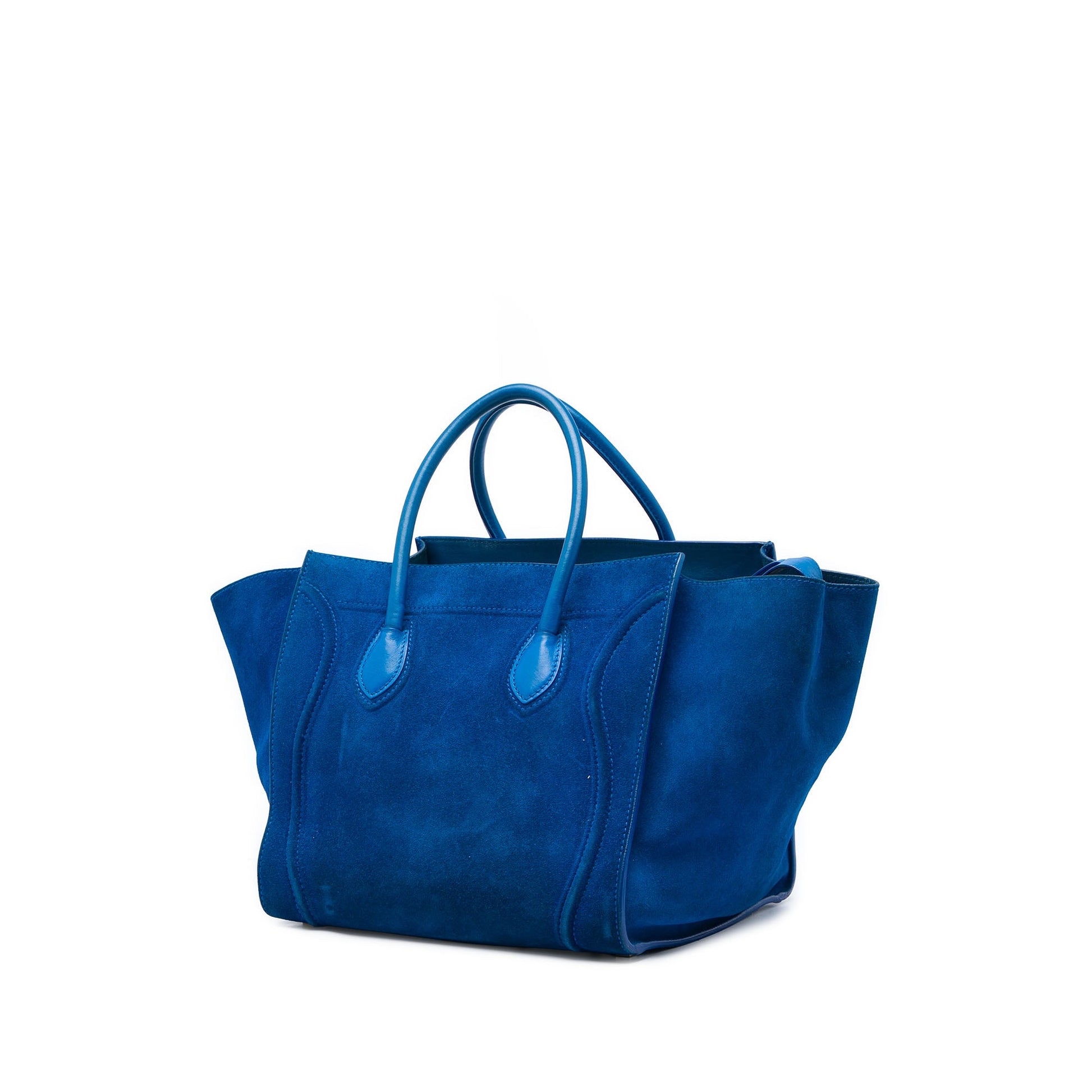 Celine Medium Suede Phantom Luggage Tote