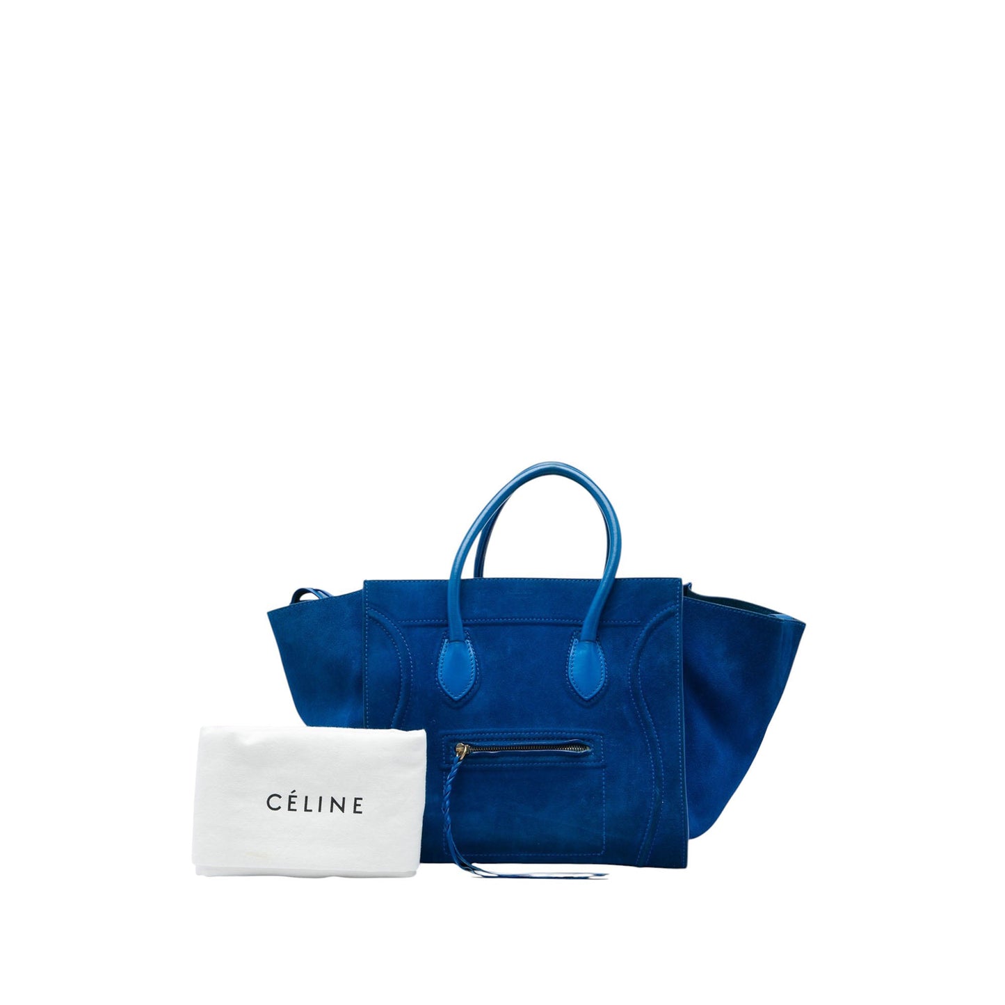 Celine Medium Suede Phantom Luggage Tote