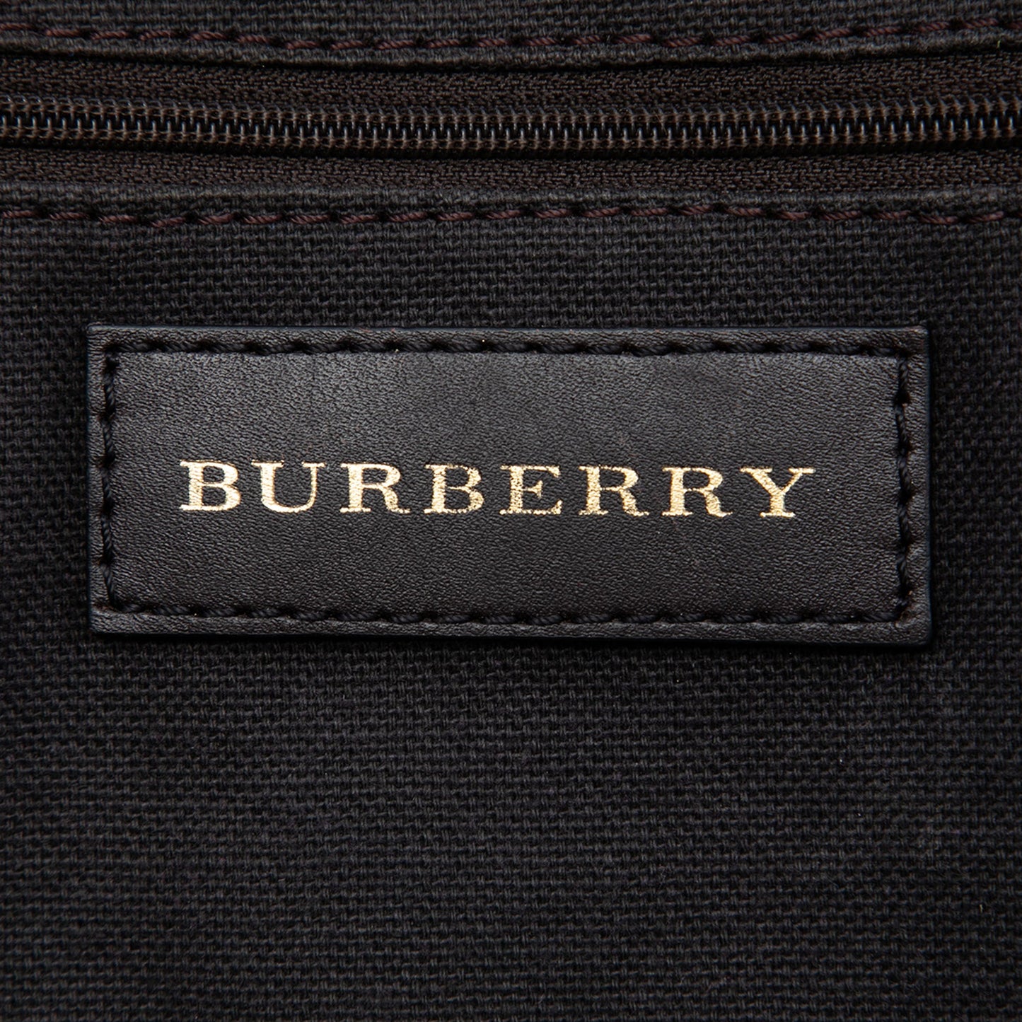 Burberry Small Haymarket Check Coated Canvas Orchard Bowling Bag