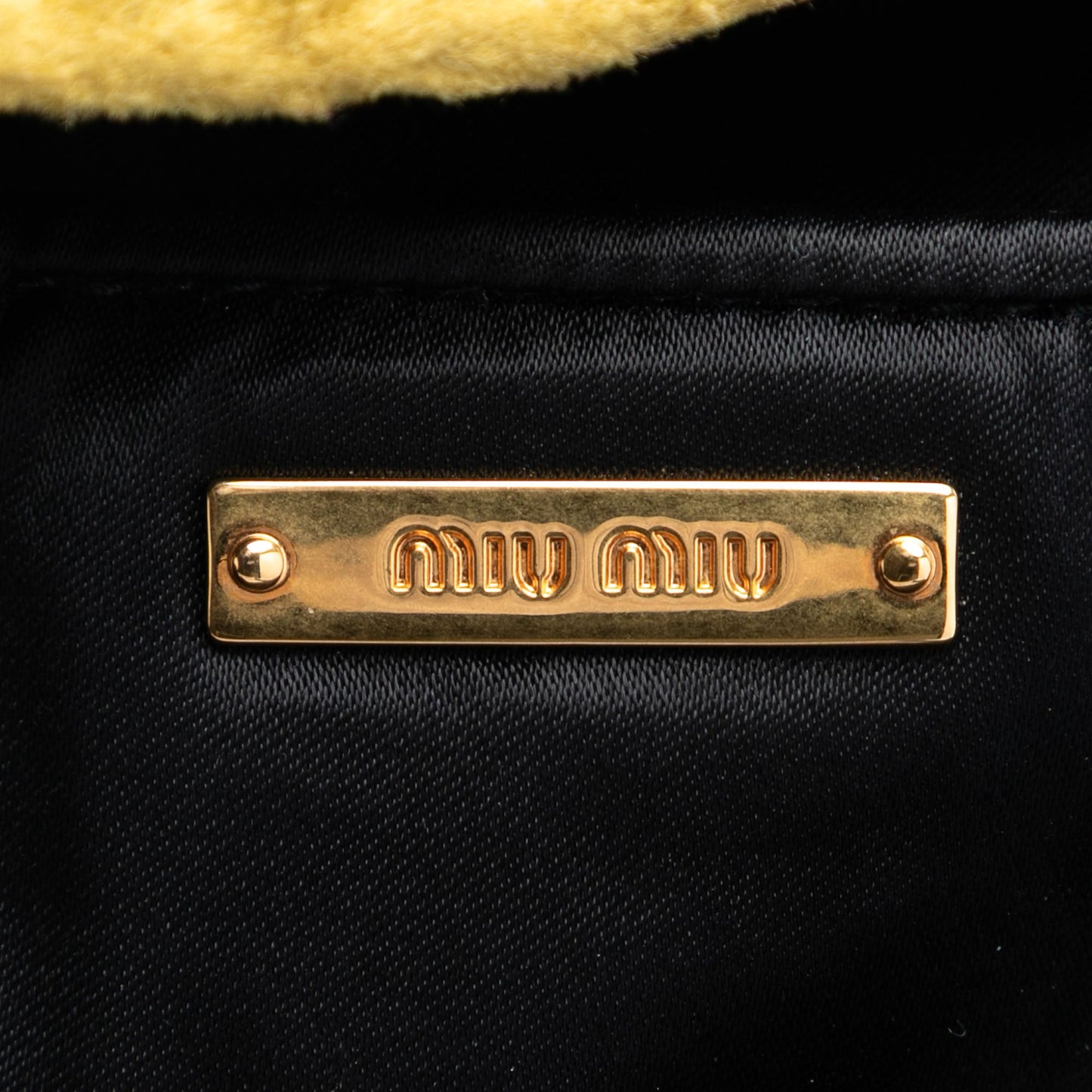 Miu Miu Velvet Tote