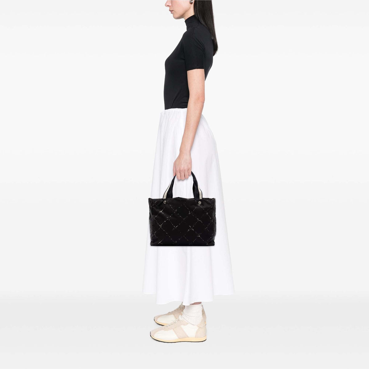 Chanel Old Travel Line Nylon Tote