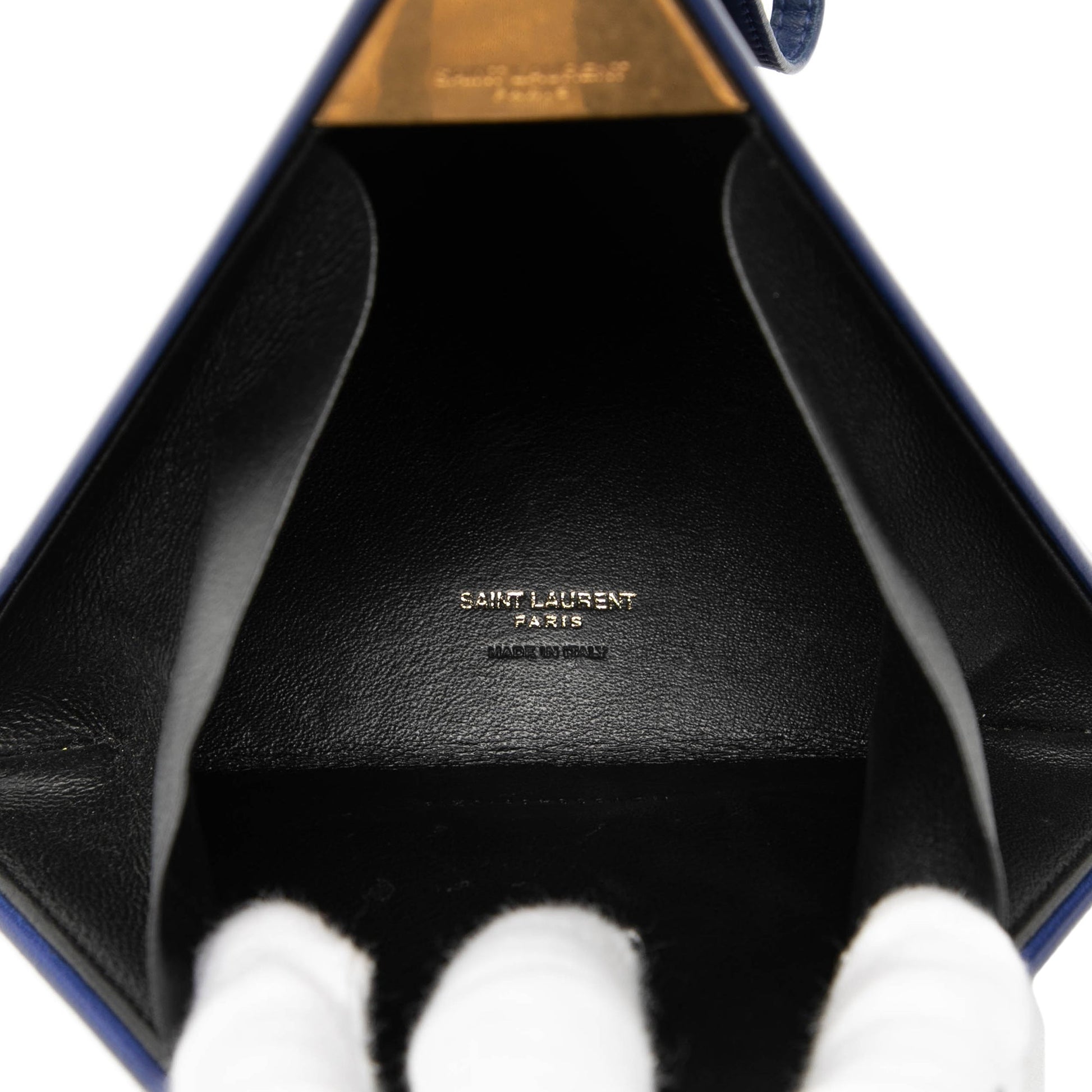 Saint Laurent Small Leather Pyramid Box Bag