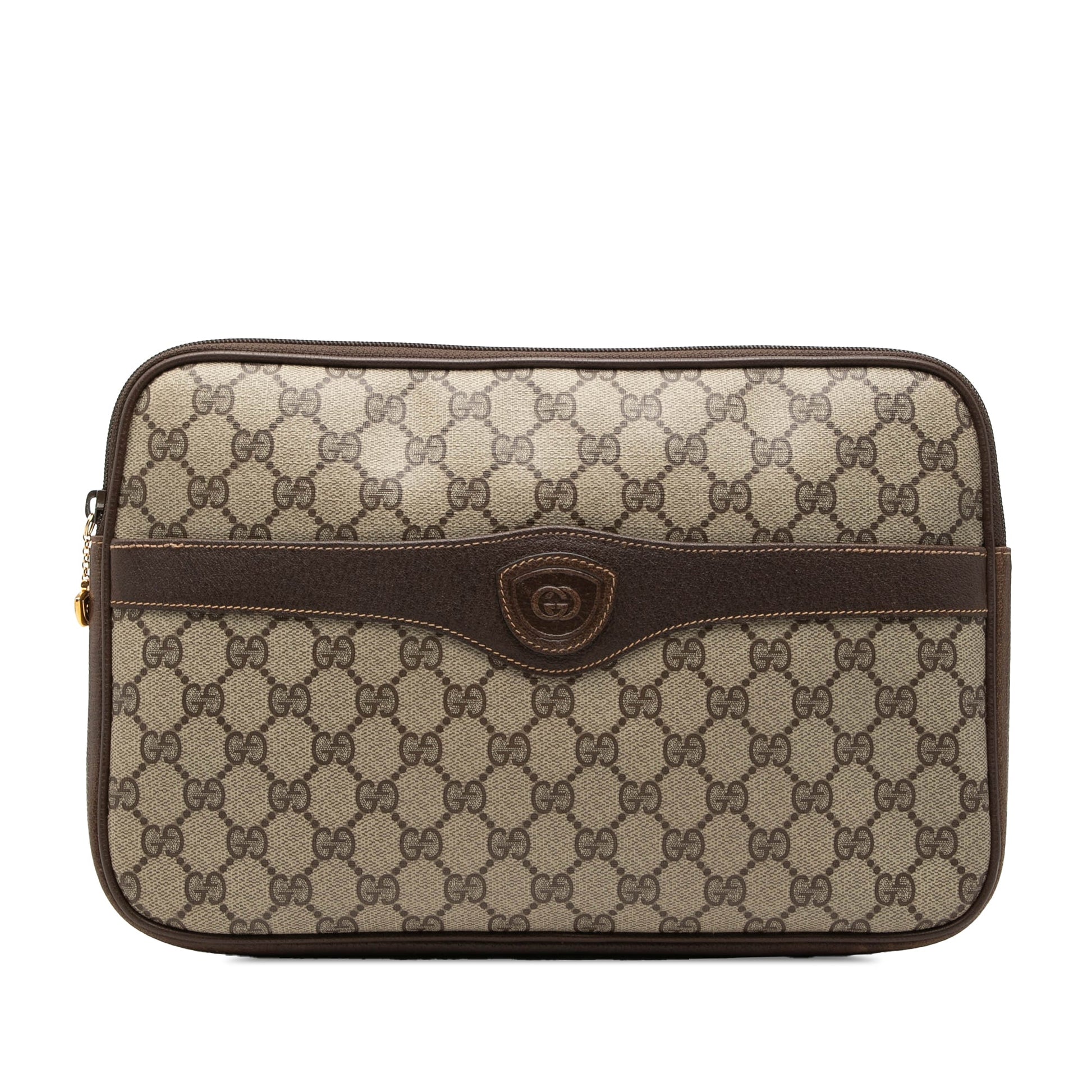Gucci GG Supreme Clutch