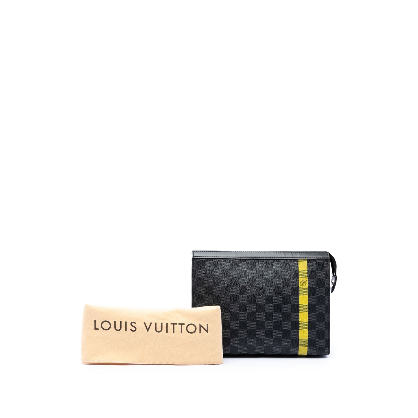 Louis Vuitton Damier Graphite Stripe Pochette Voyage MM