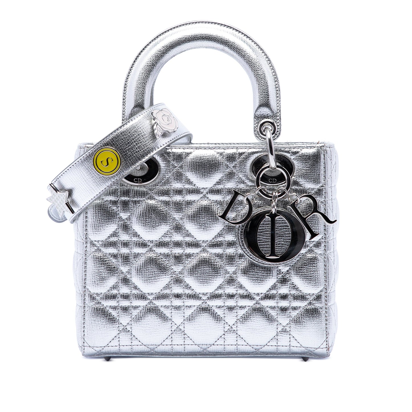 Dior Small Metallic Grained Calfskin Cannage My ABCDior Lady Dior