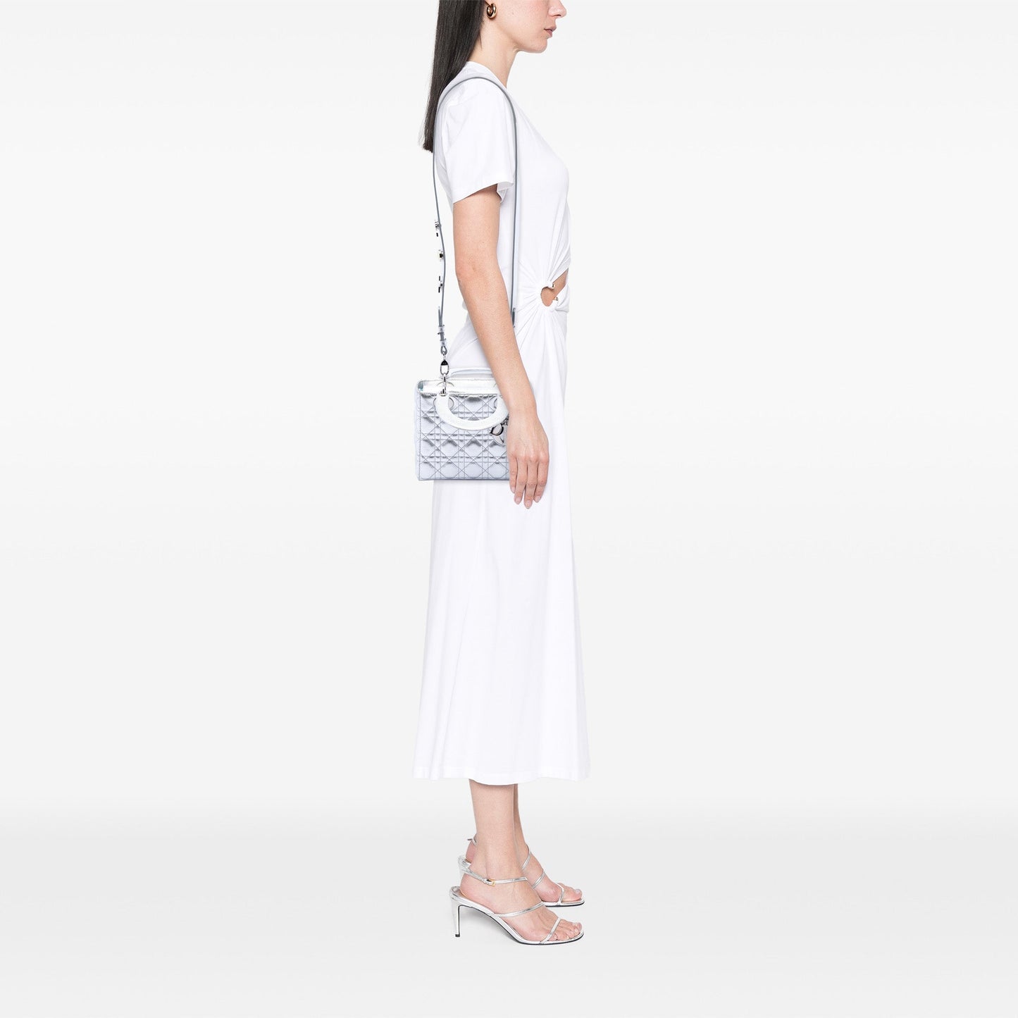 Dior Small Metallic Grained Calfskin Cannage My ABCDior Lady Dior